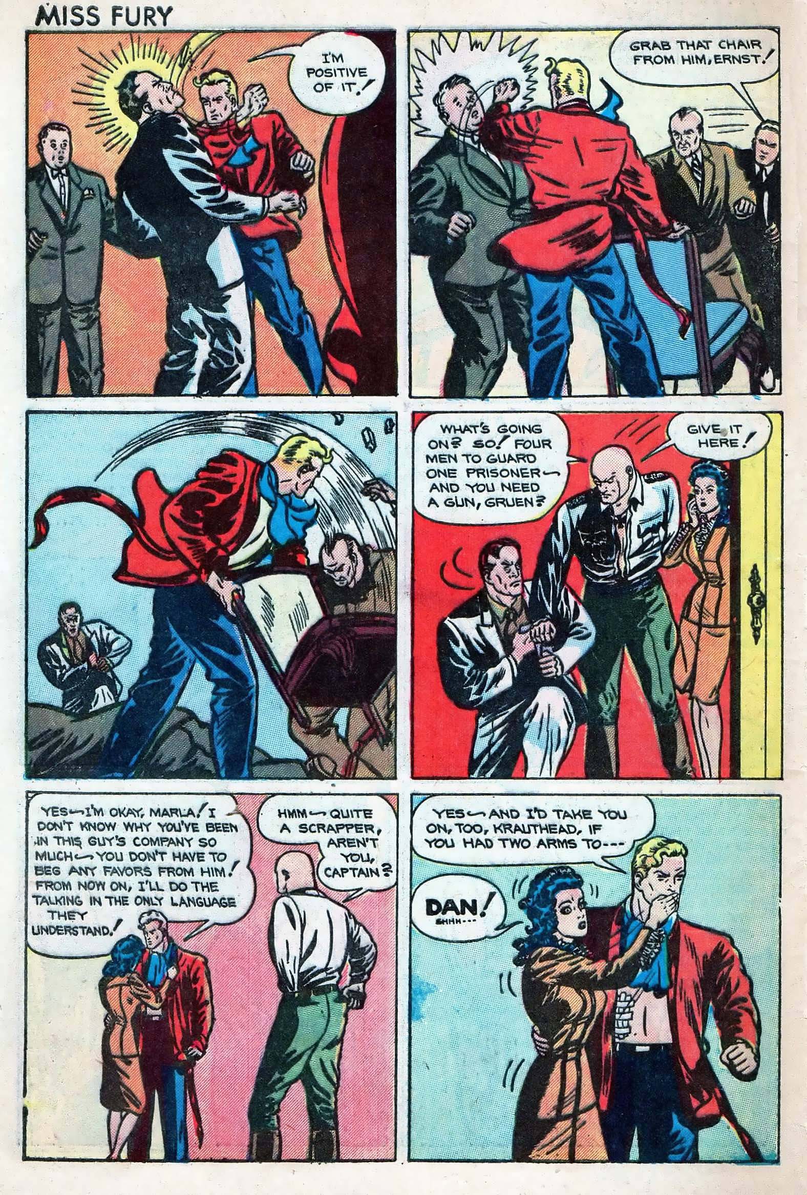 Read online Miss Fury Comics comic -  Issue #5 - 42