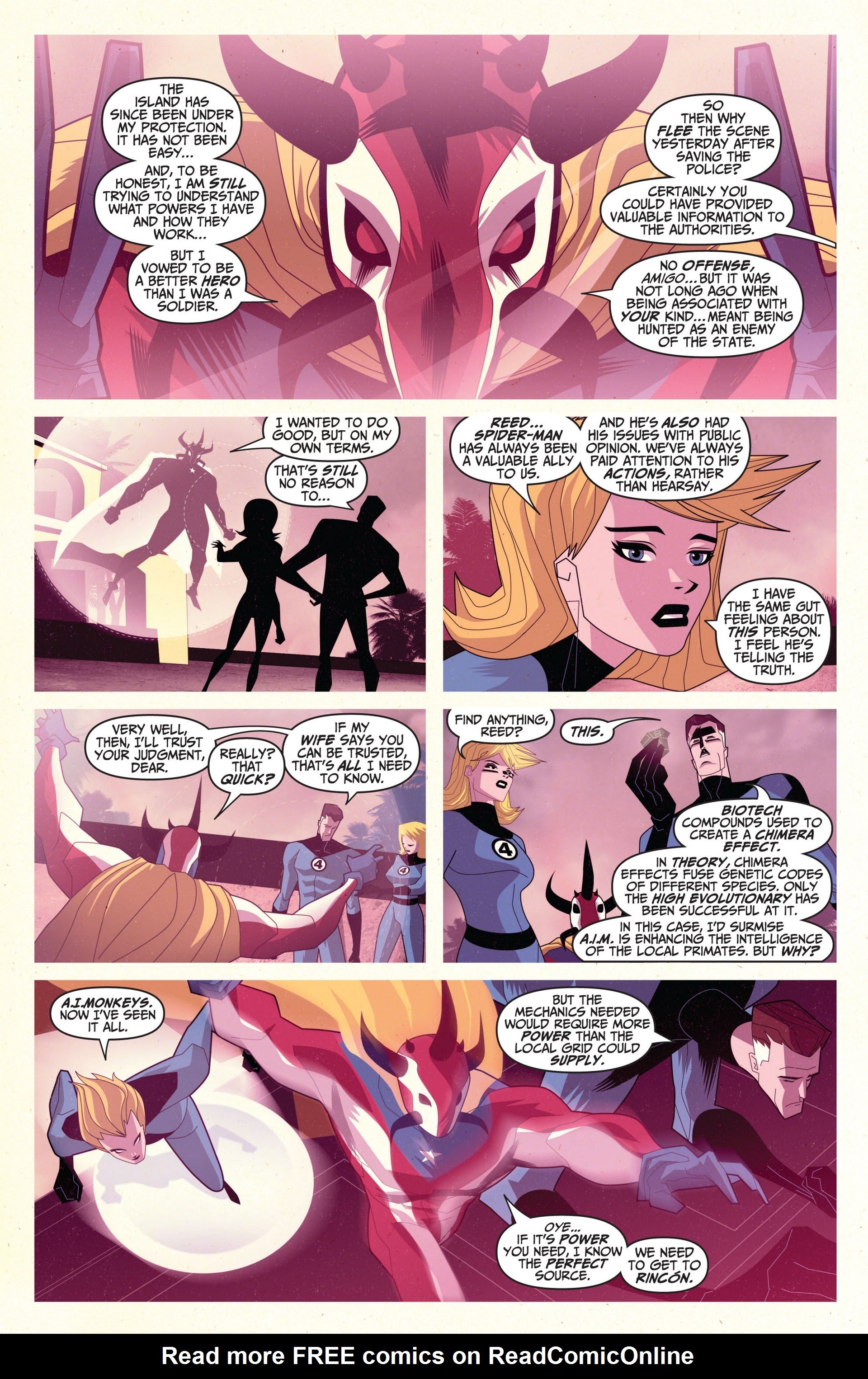 Read online Fantastic Four in...Ataque del M.O.D.O.K.! comic -  Issue # Full - 23