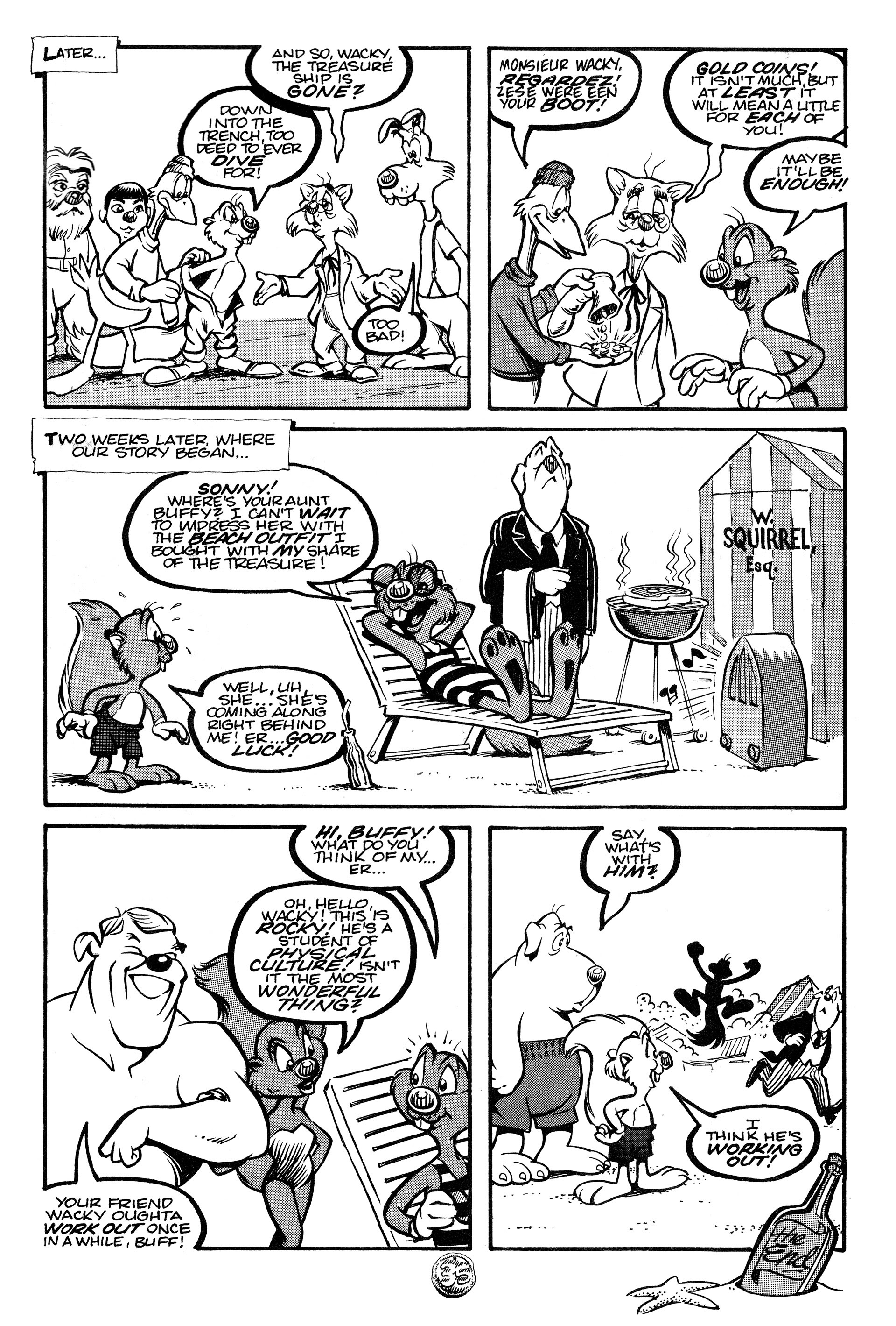 Read online Wacky Squirrel Summer Fun Special comic -  Issue # Full - 37