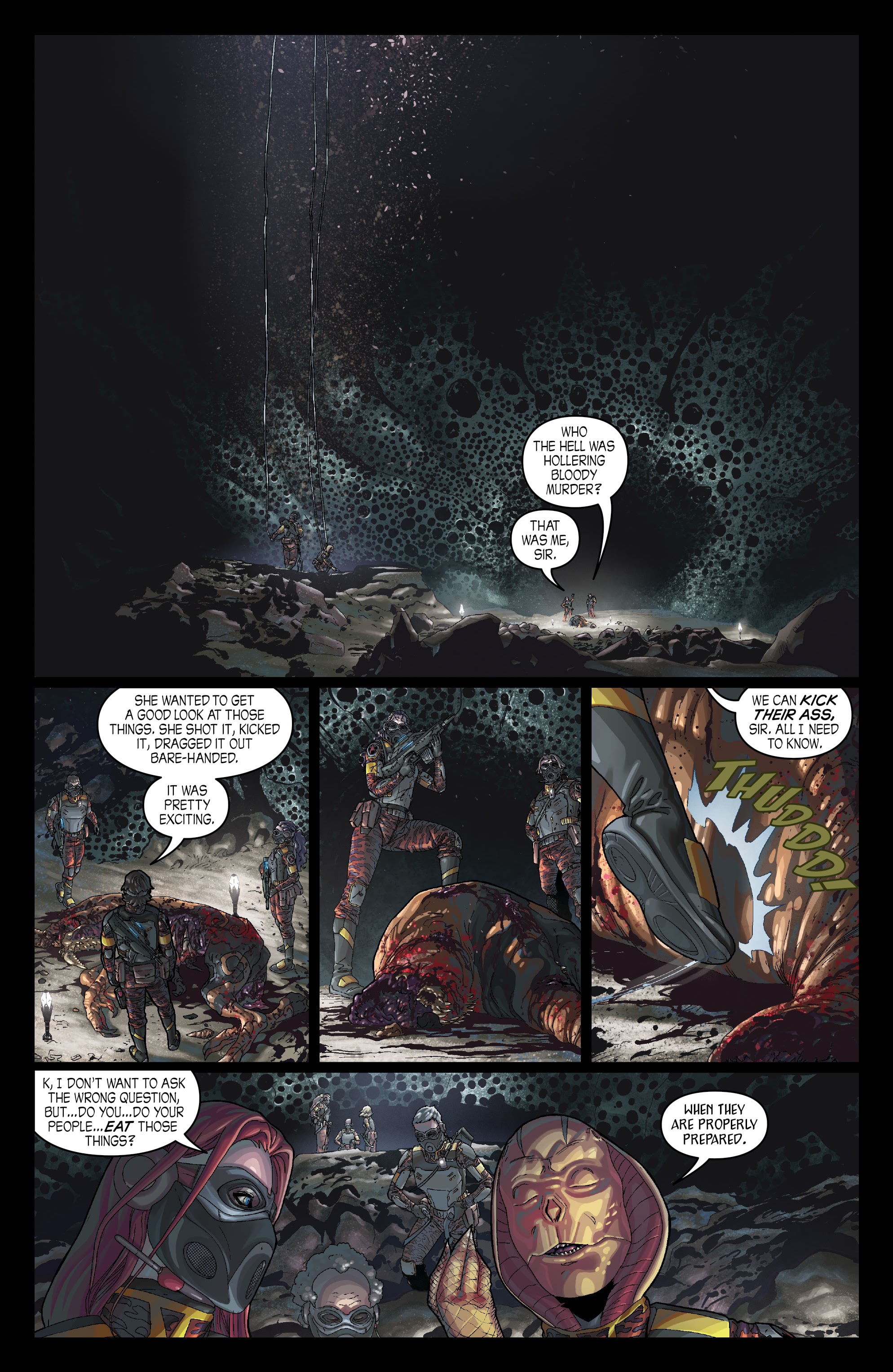 Read online John Carpenter's Tales of Science Fiction: HELL comic -  Issue #5 - 6