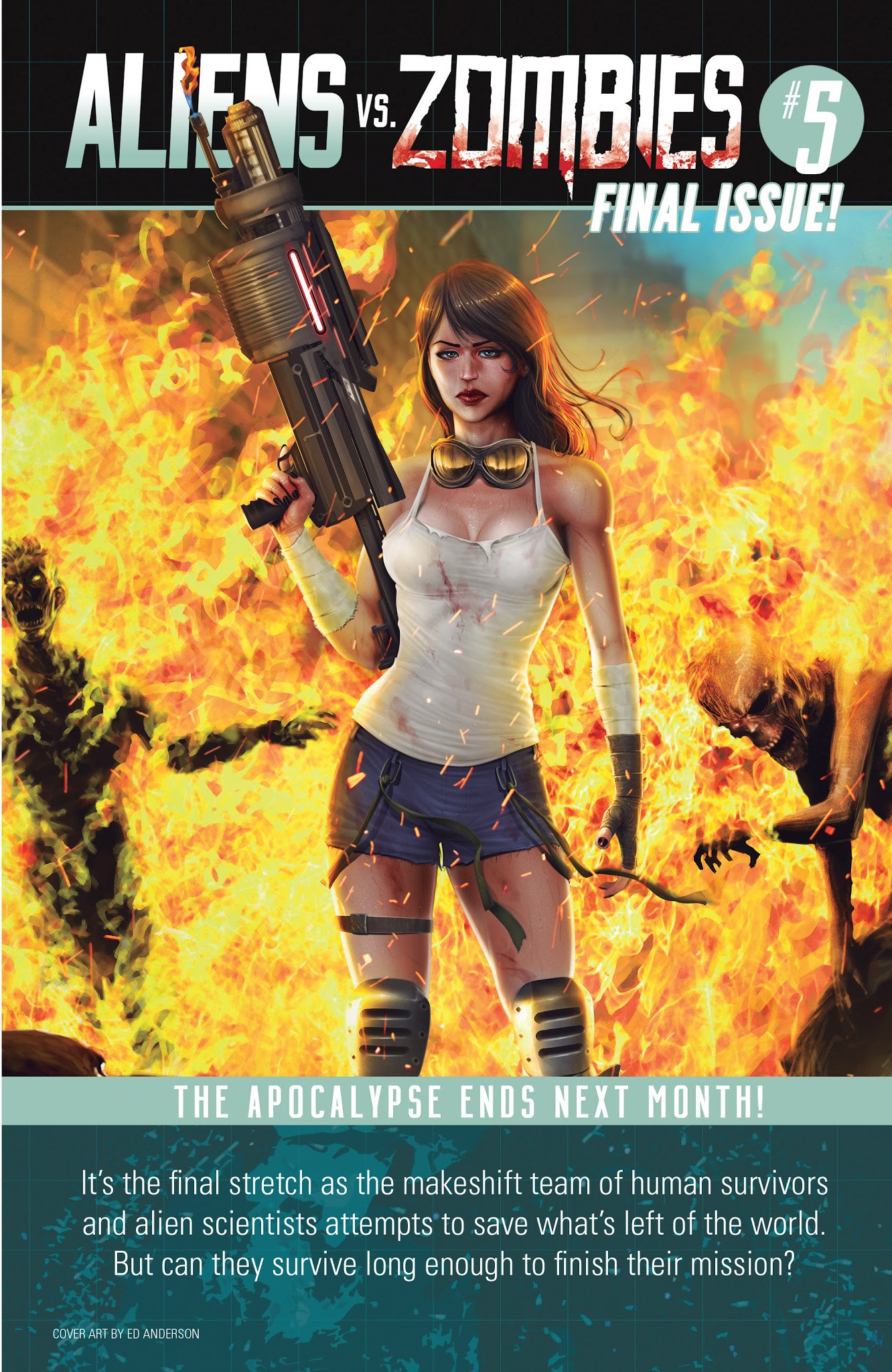 Read online Aliens vs. Zombies comic -  Issue #4 - 27