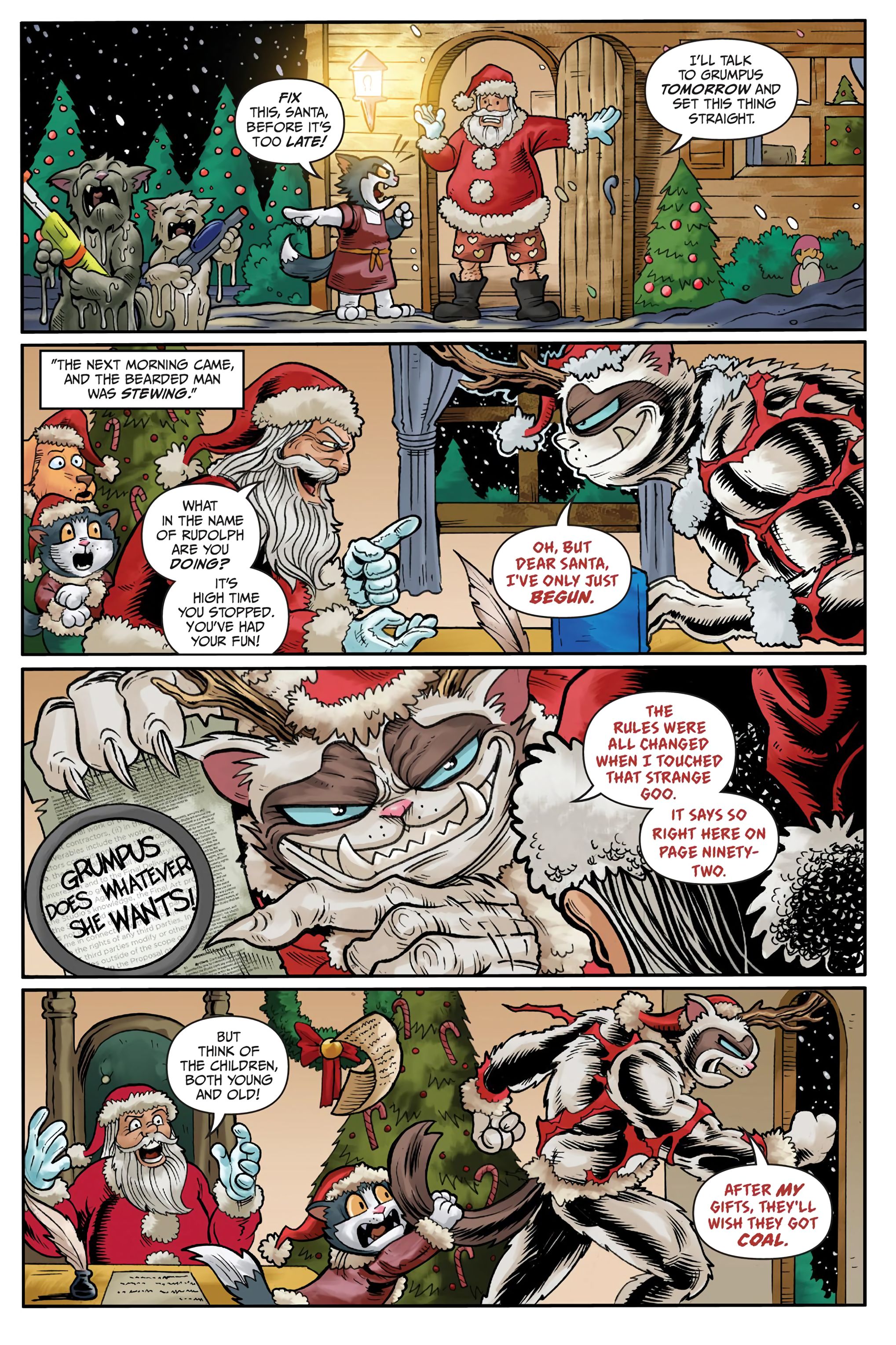 Read online Grumpy Cat: The Grumpus and Other Horrible Holiday Tales comic -  Issue # TPB - 17