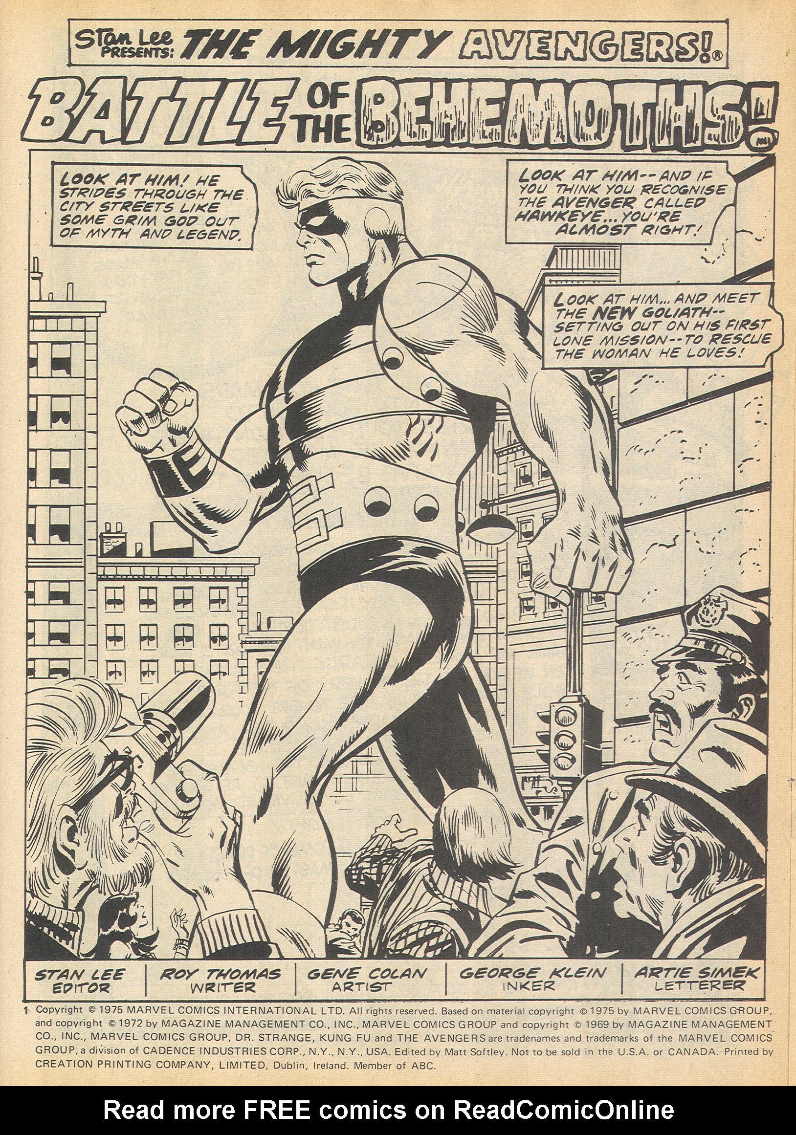 Read online The Avengers (1973) comic -  Issue #93 - 16