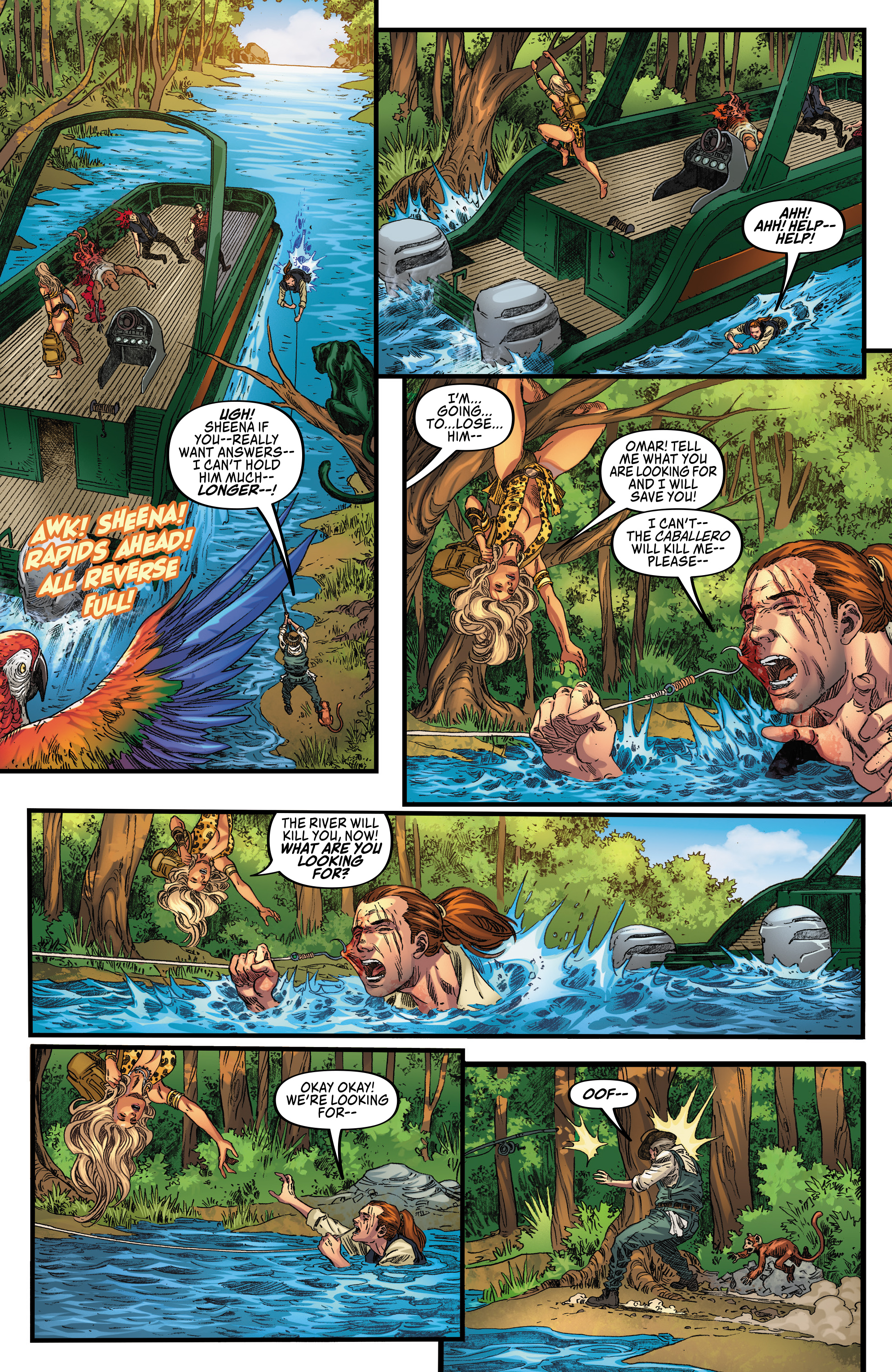 Read online Sheena Queen of the Jungle: Fatal Exams comic -  Issue #3 - 11
