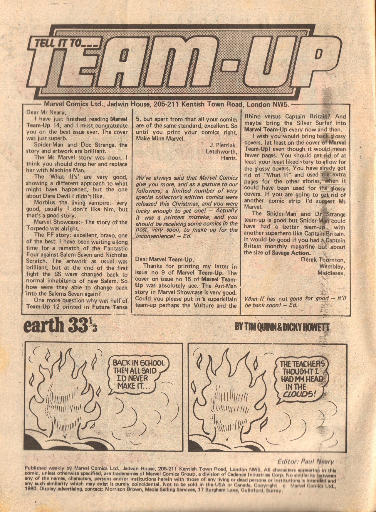 Read online Marvel Team-Up (1980) comic -  Issue #19 - 2