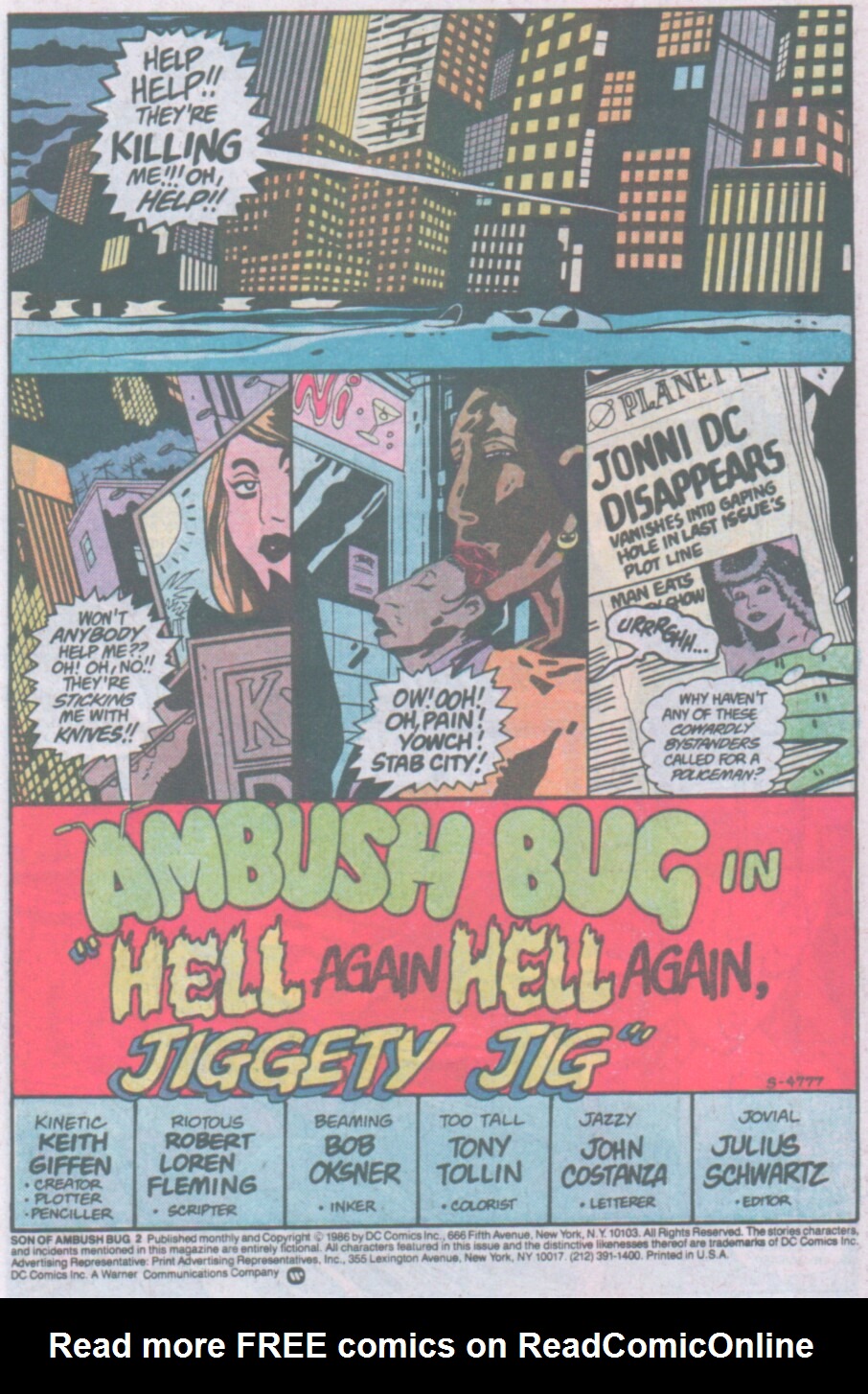 Read online Son of Ambush Bug comic -  Issue #2 - 2