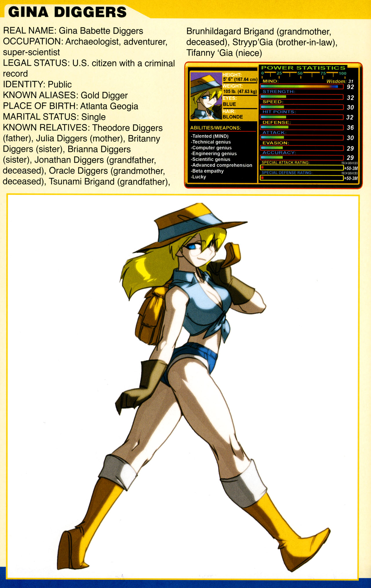 Read online Gold Digger Sourcebook: The Official Handbook of the GD Universe comic -  Issue #5 - 26