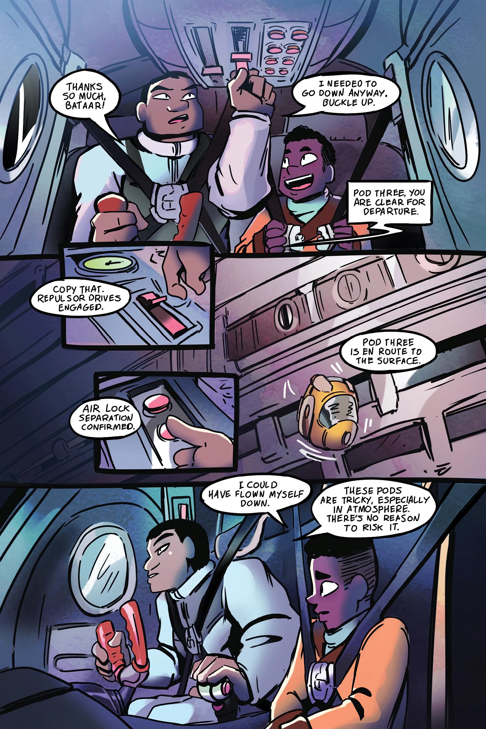 Read online Cosmic Cadets: Contact! comic -  Issue # TPB (Part 1) - 12