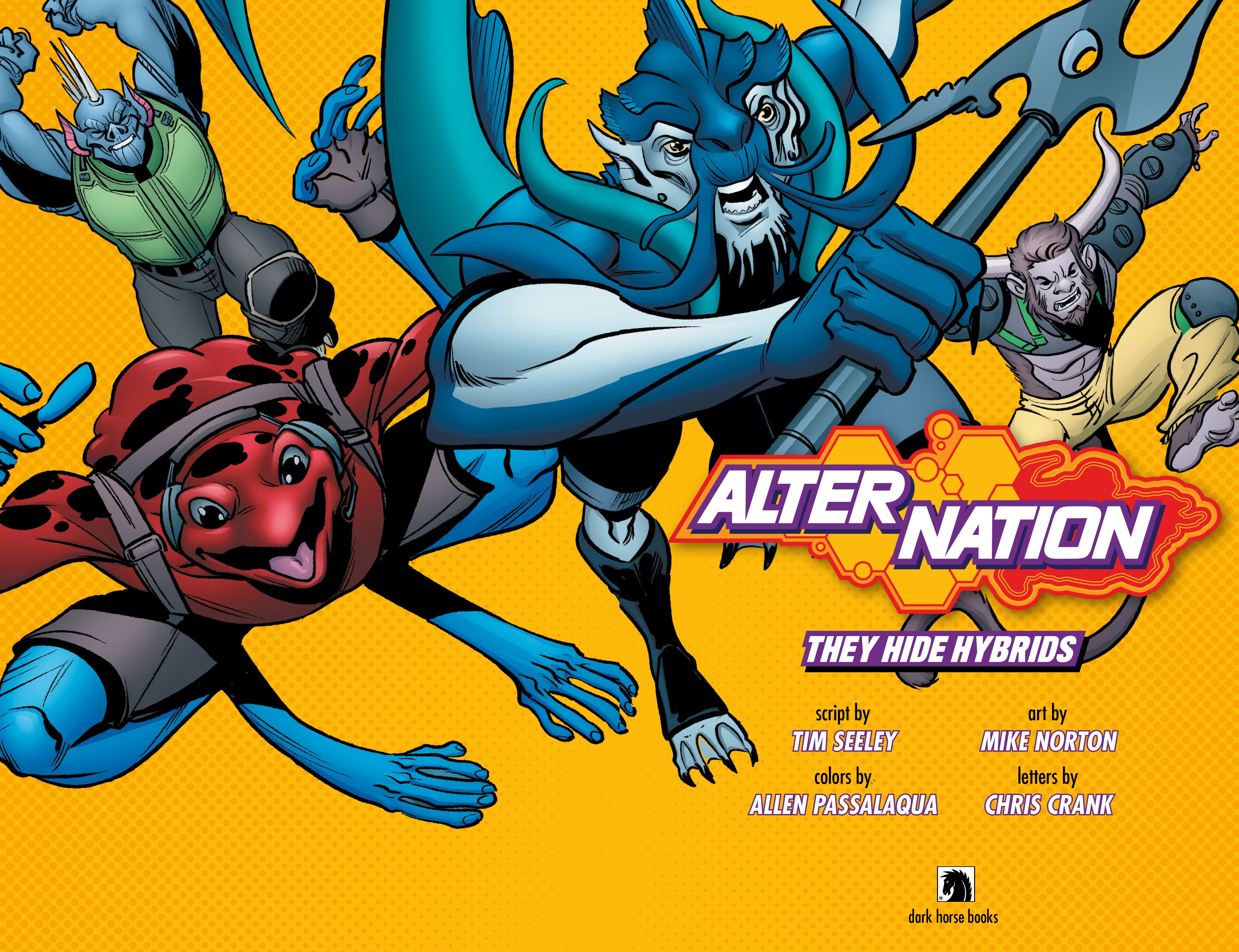 Read online Alter Nation: They Hide Hybrids comic -  Issue # TPB - 3