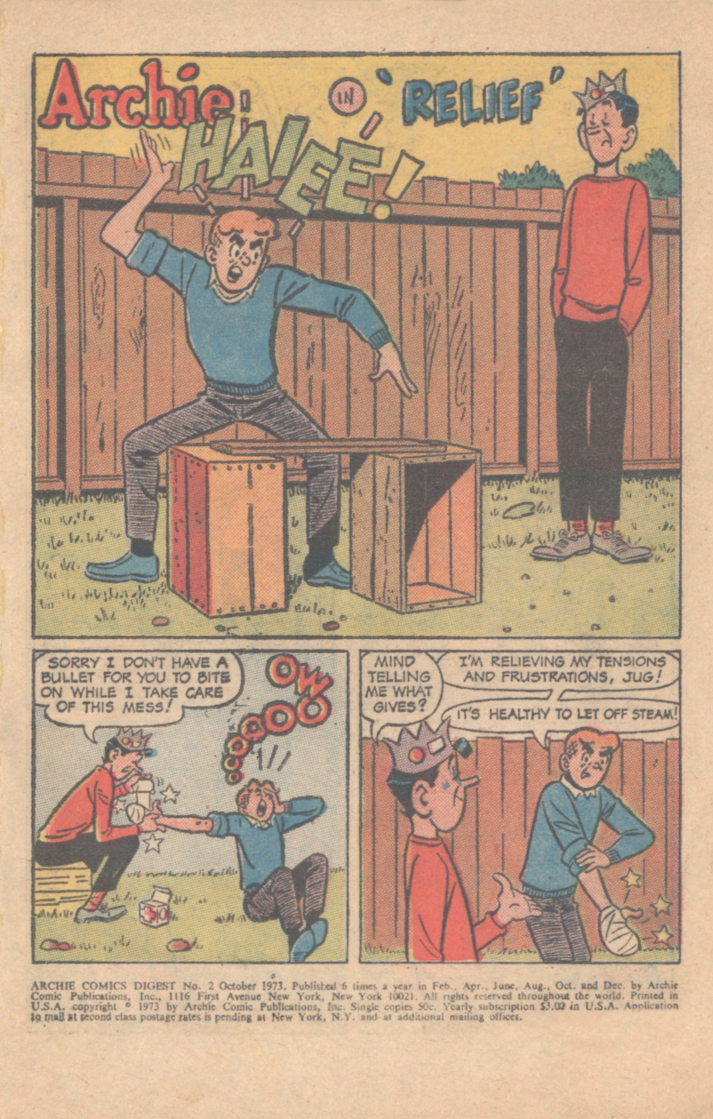 Read online Archie Digest Magazine comic -  Issue #2 - 3