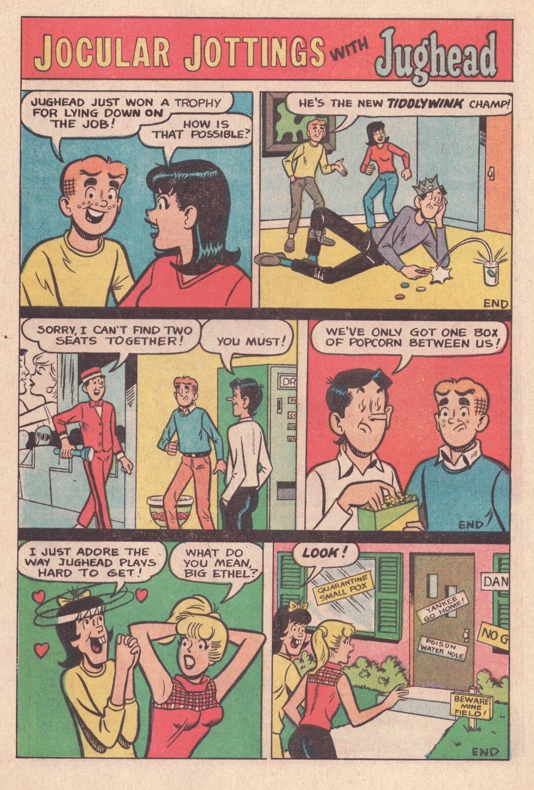 Read online Jughead's Jokes comic -  Issue #5 - 8