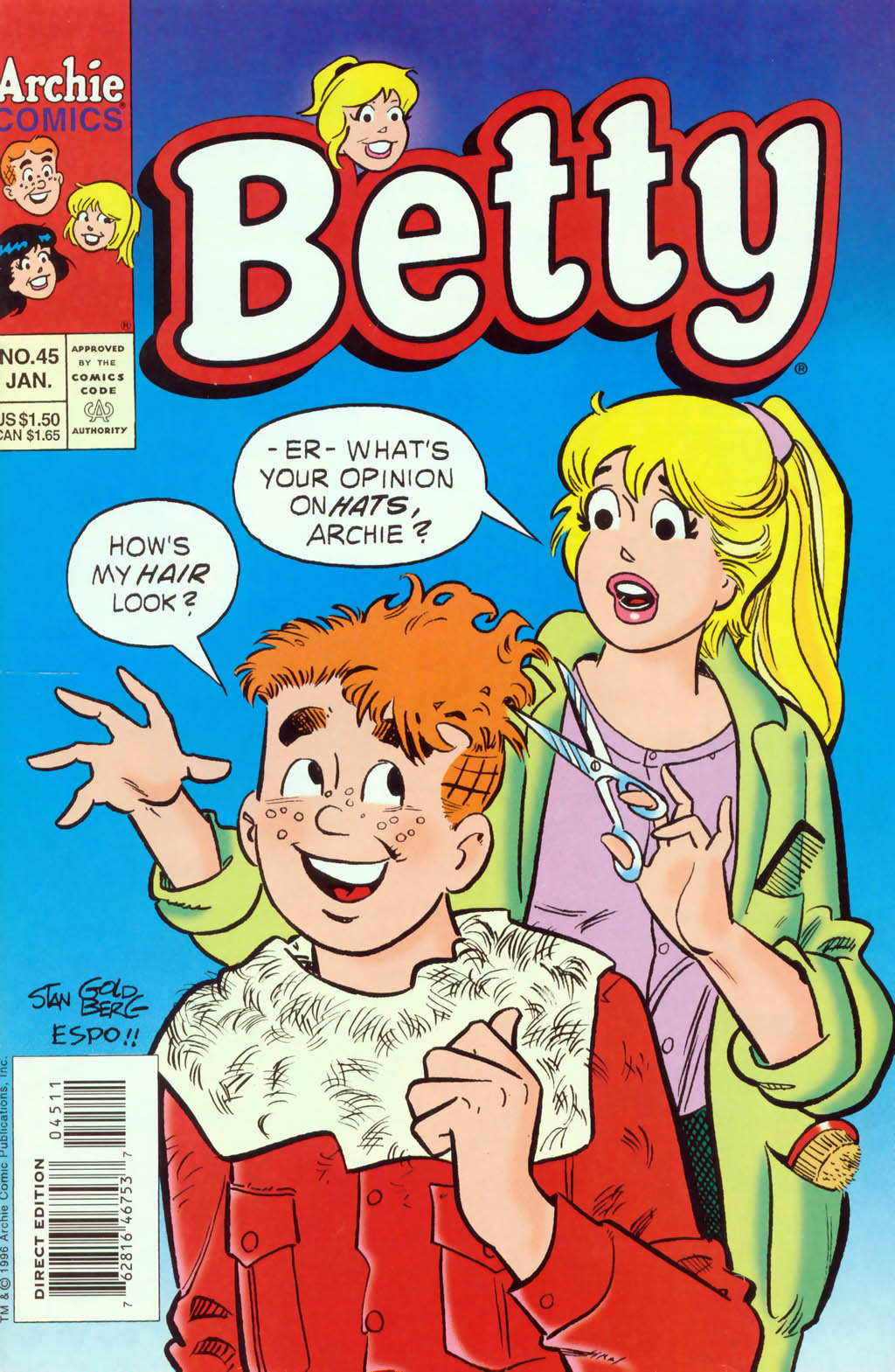 Read online Betty comic -  Issue #45 - 1
