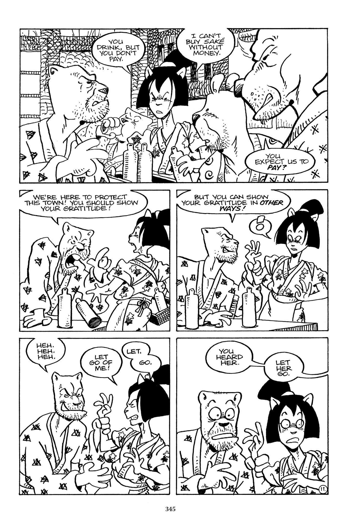 Read online The Usagi Yojimbo Saga comic -  Issue # TPB 7 - 340