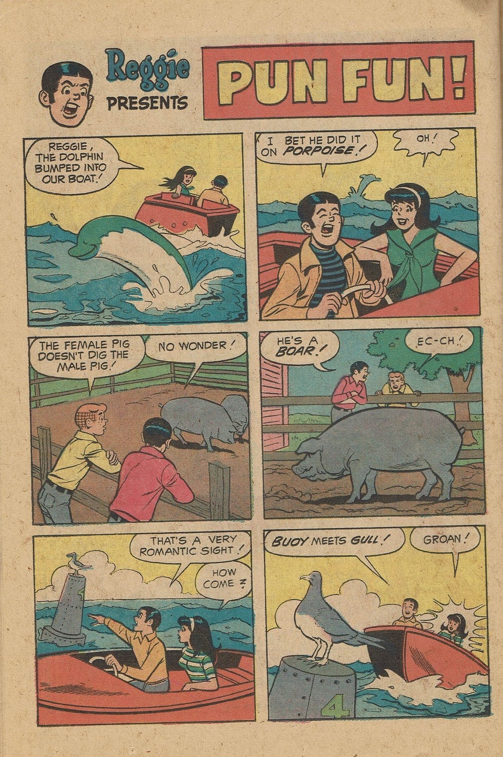 Read online Reggie's Wise Guy Jokes comic -  Issue #19 - 42