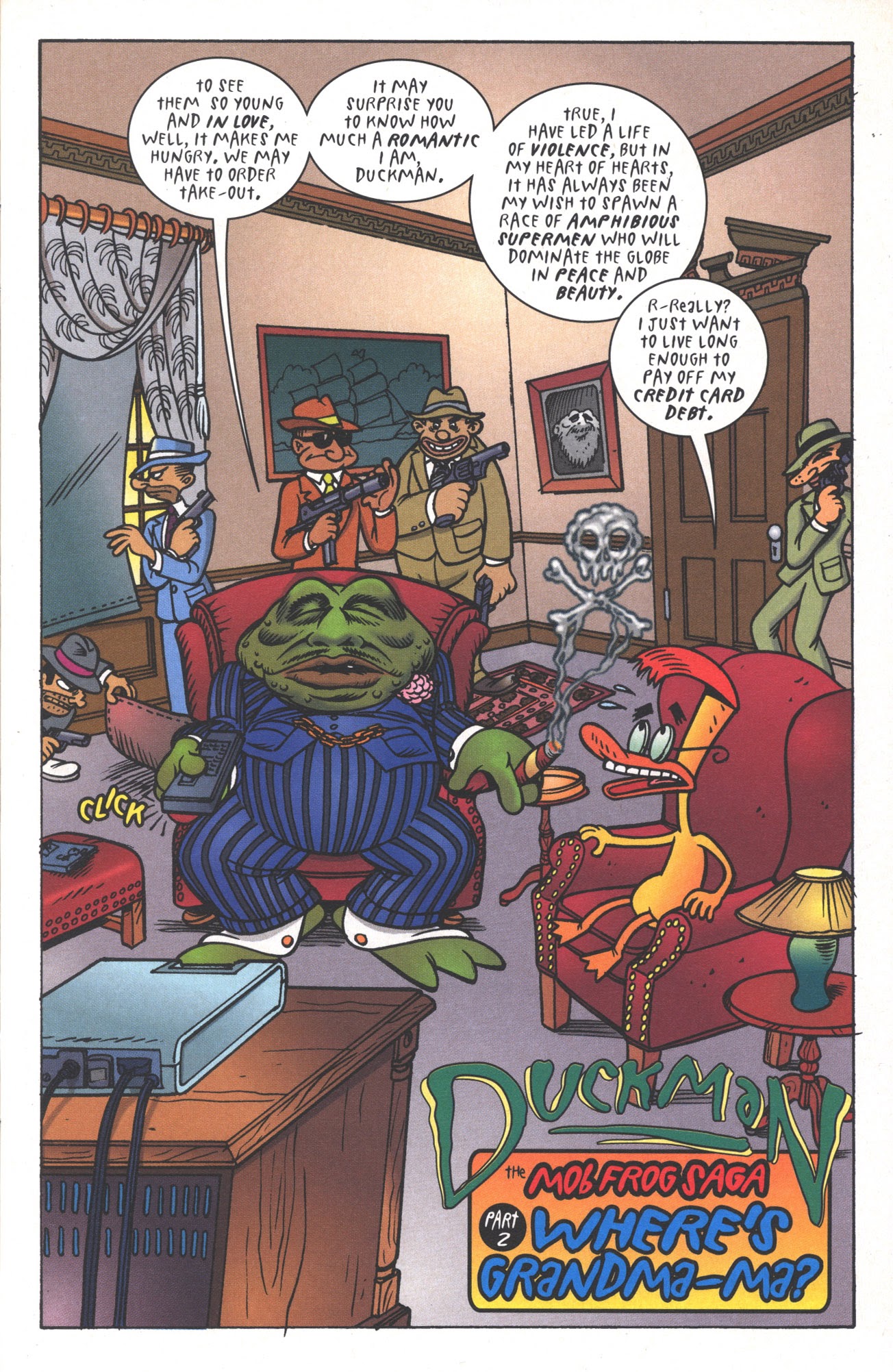 Read online Duckman : The Mob Frog Saga comic -  Issue #2 - 5