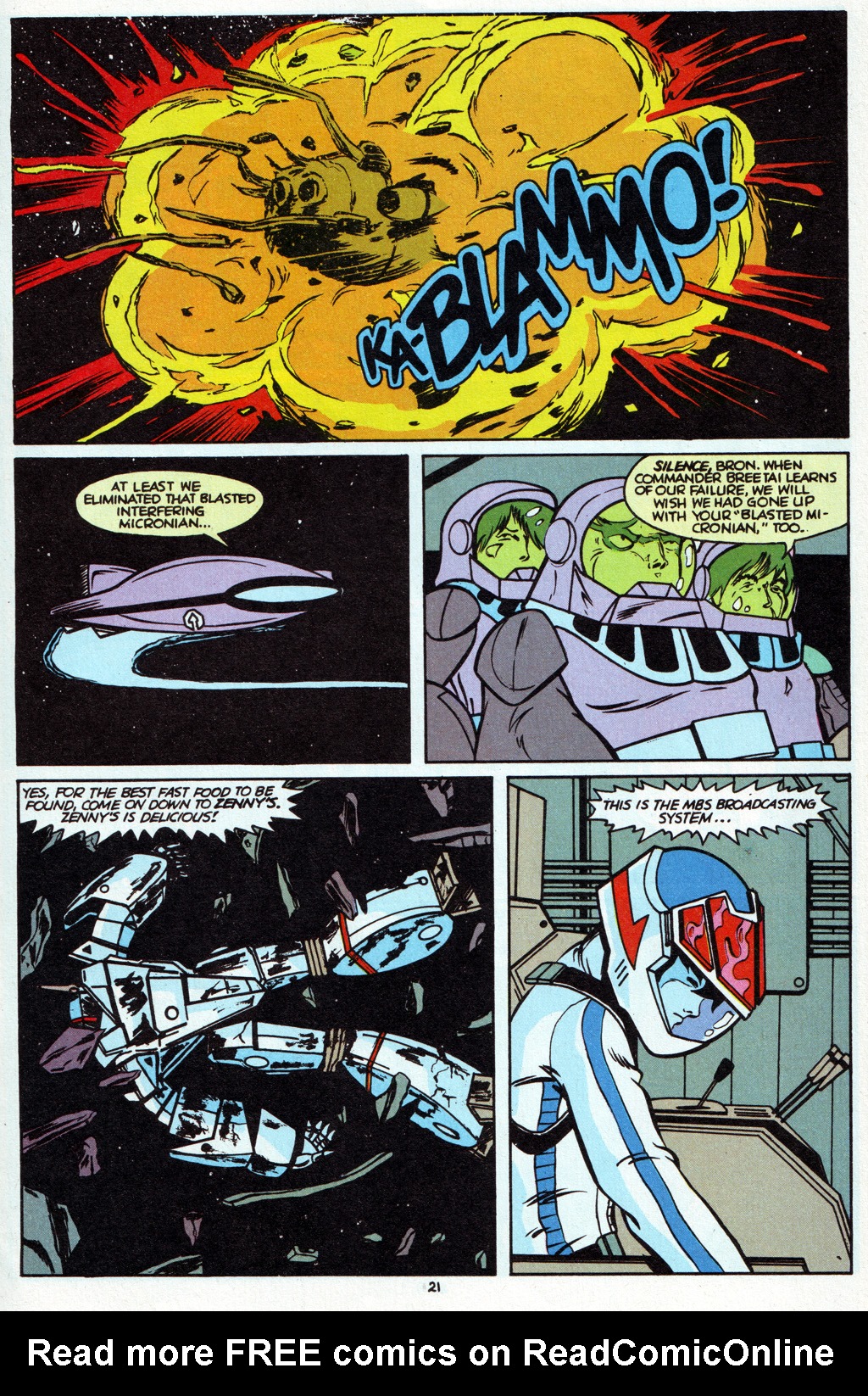 Read online Robotech The Macross Saga comic -  Issue #9 - 21