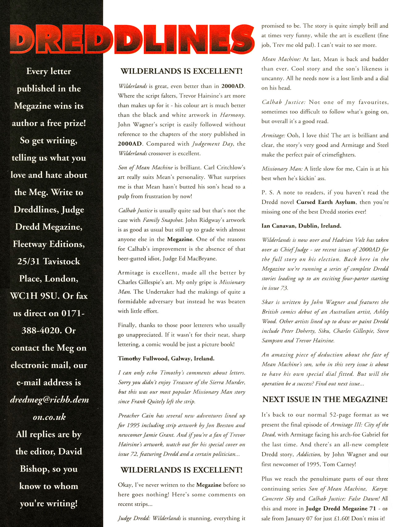 Read online Judge Dredd: The Megazine (vol. 2) comic -  Issue #70 - 56