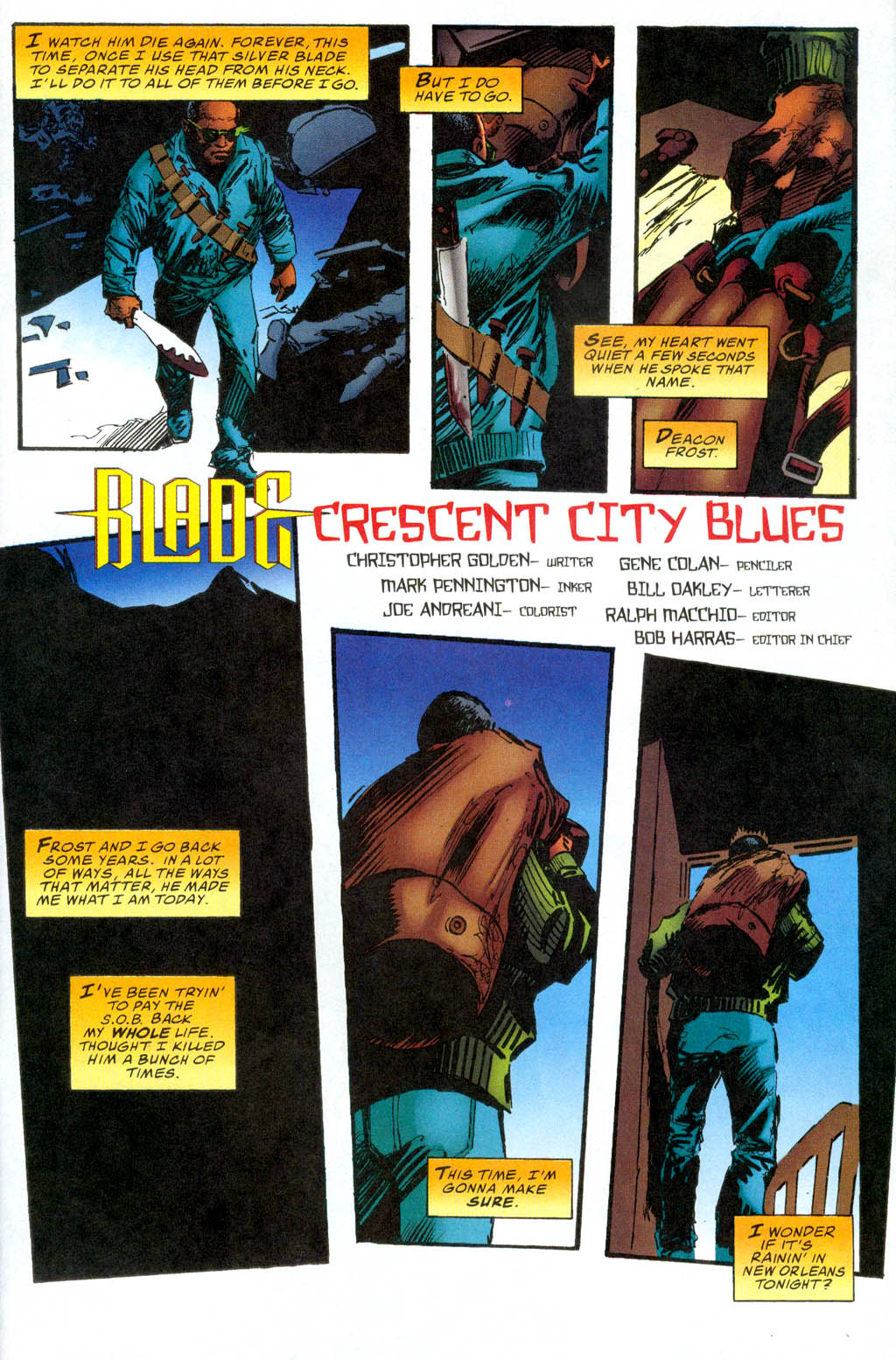 Read online Blade: Crescent City Blues comic -  Issue # Full - 8