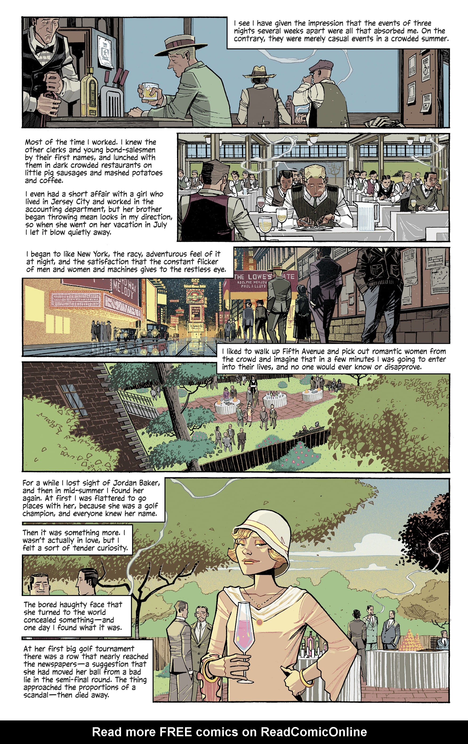 Read online The Great Gatsby comic -  Issue #3 - 5