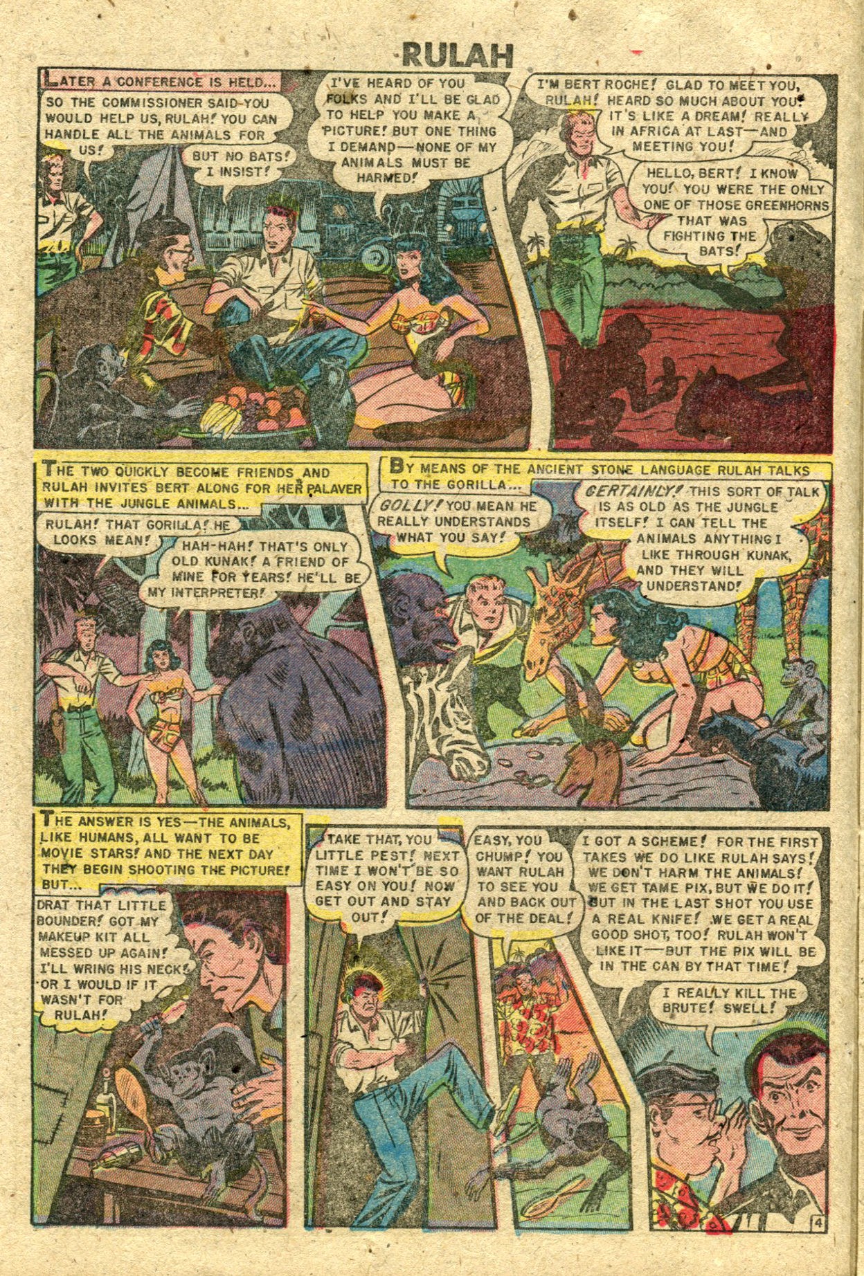 Read online Rulah - Jungle Goddess comic -  Issue #25 - 14
