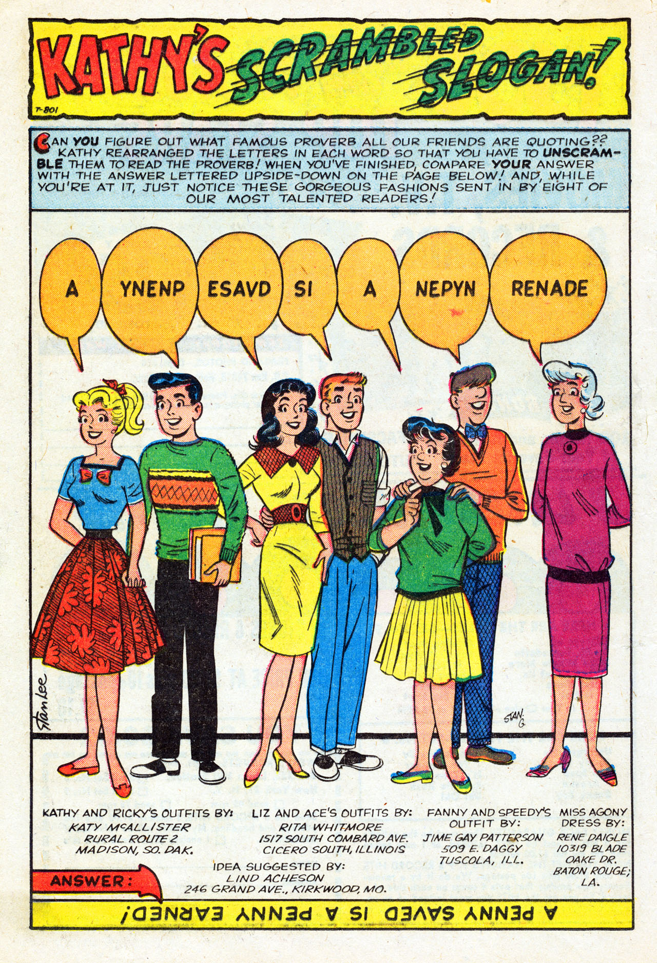 Read online Kathy (1959) comic -  Issue #6 - 16