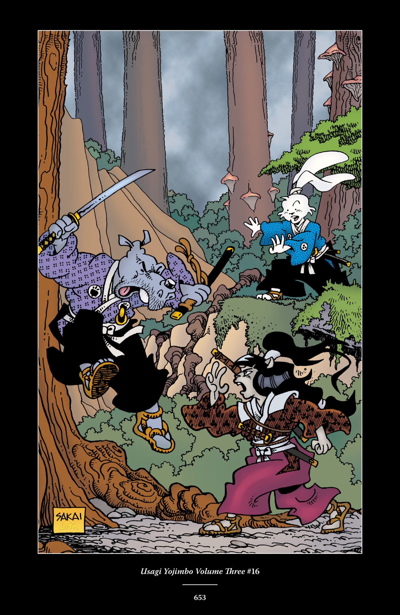 Read online The Usagi Yojimbo Saga comic -  Issue # TPB 2 - 643