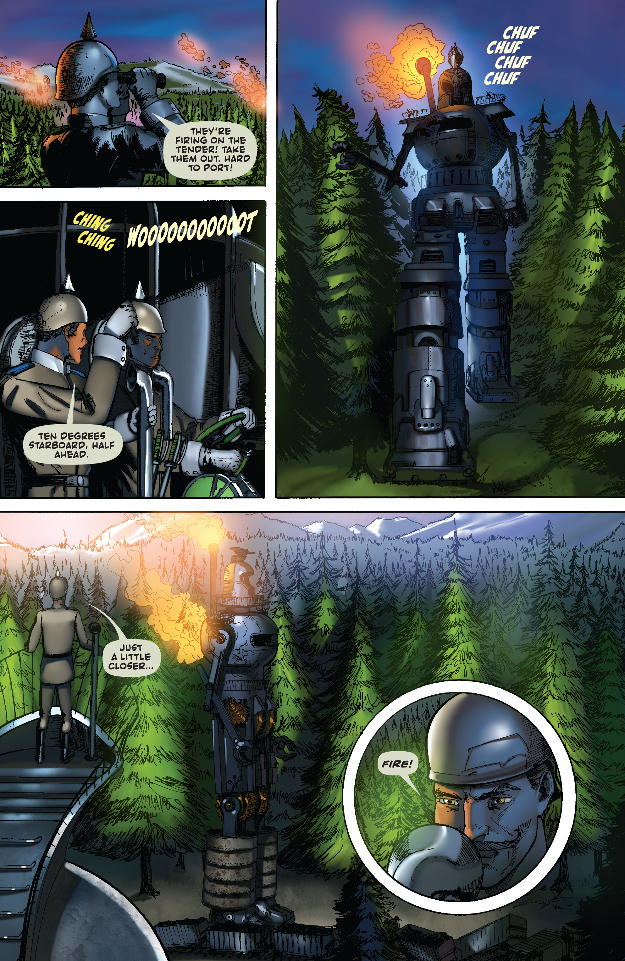 Read online Larry Blamire’s Steam Wars comic -  Issue #3 - 19