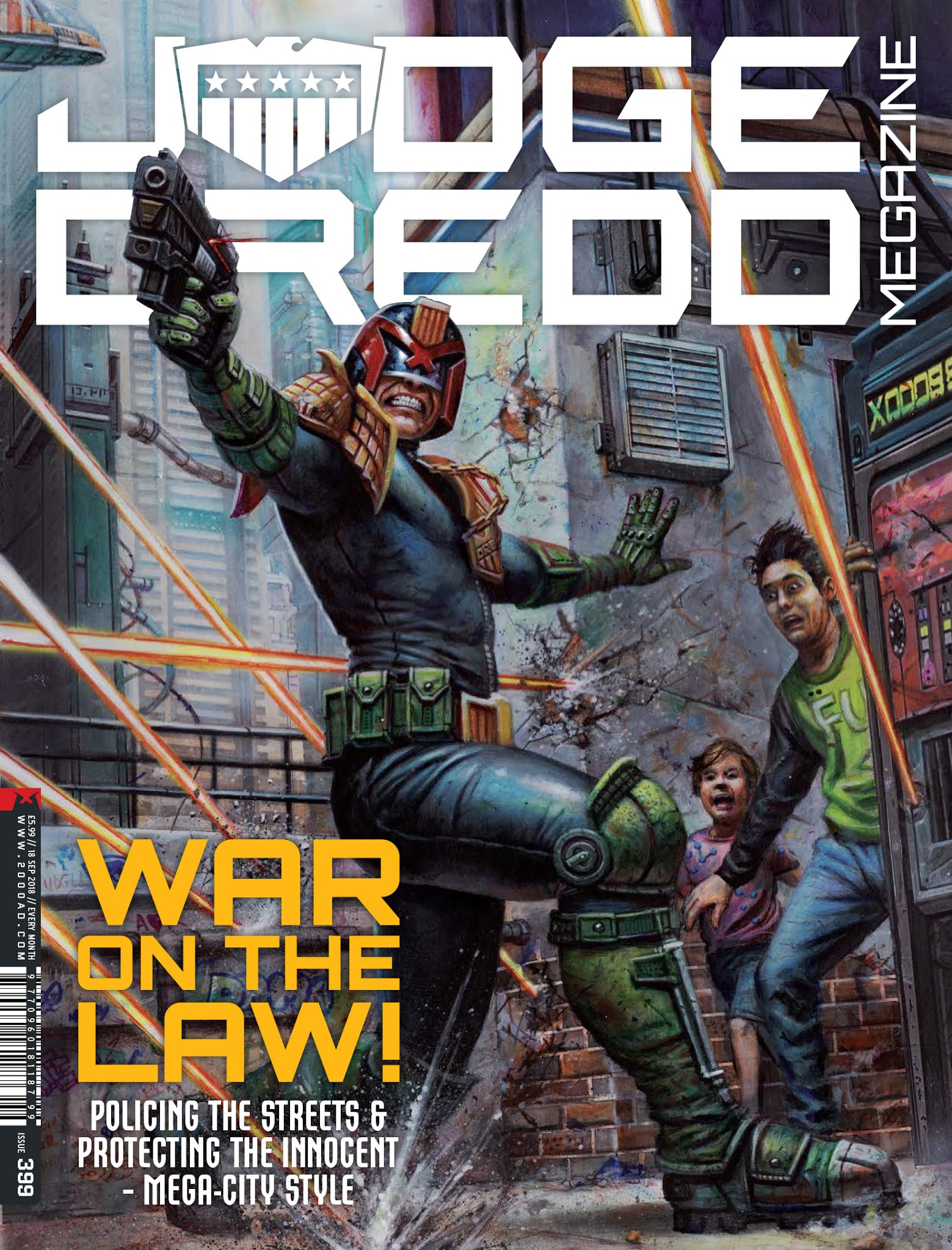 Read online Judge Dredd Megazine (Vol. 5) comic -  Issue #399 - 1