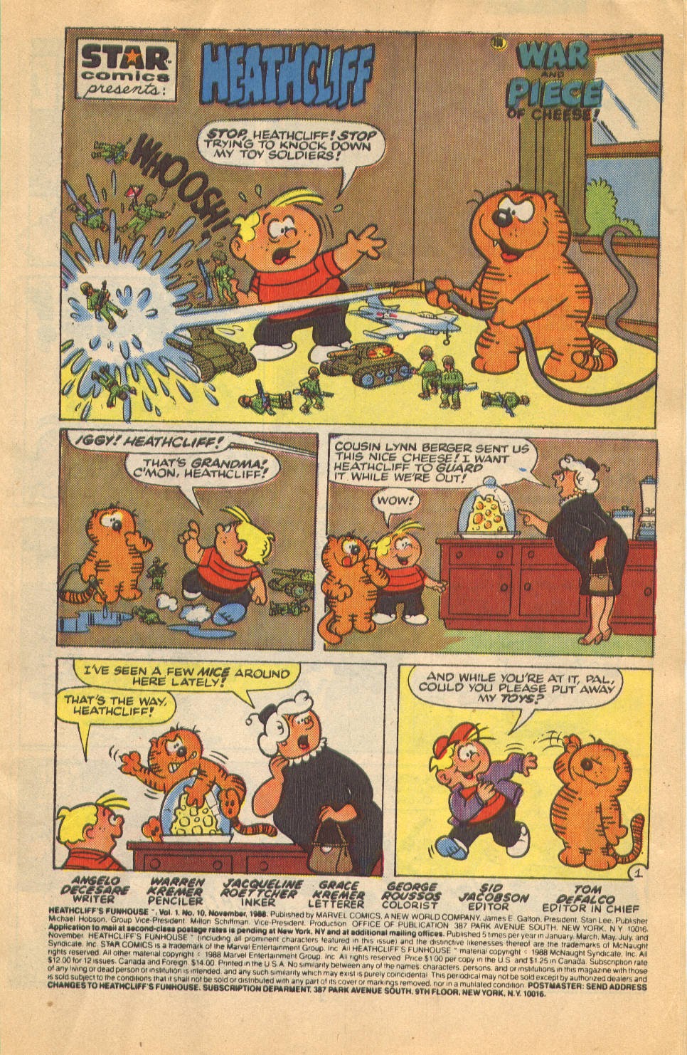 Read online Heathcliff's Funhouse comic -  Issue #10 - 2
