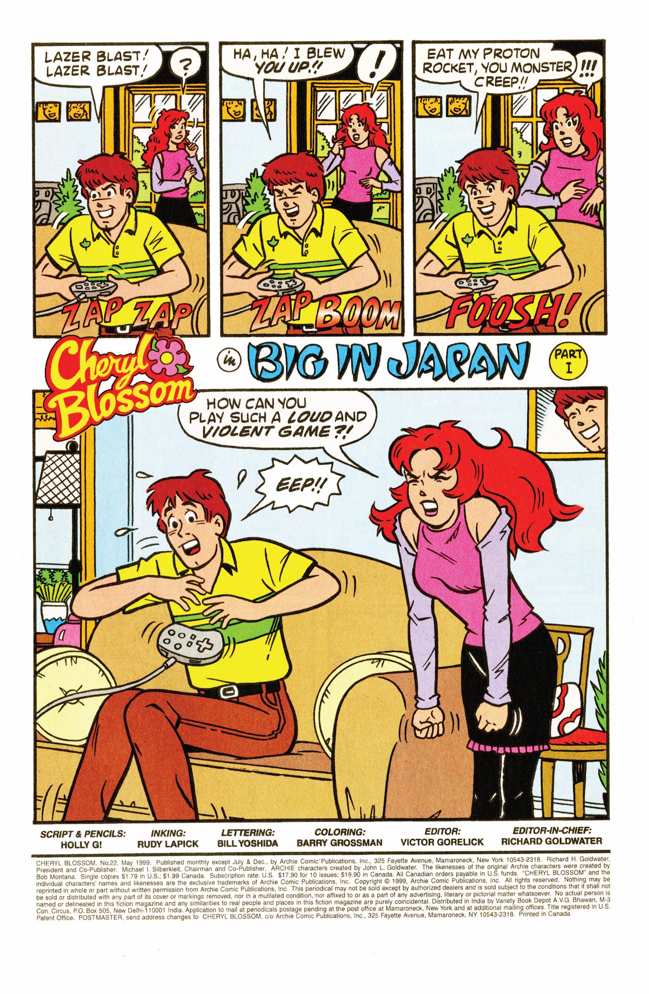 Read online Cheryl Blossom comic -  Issue #22 - 2