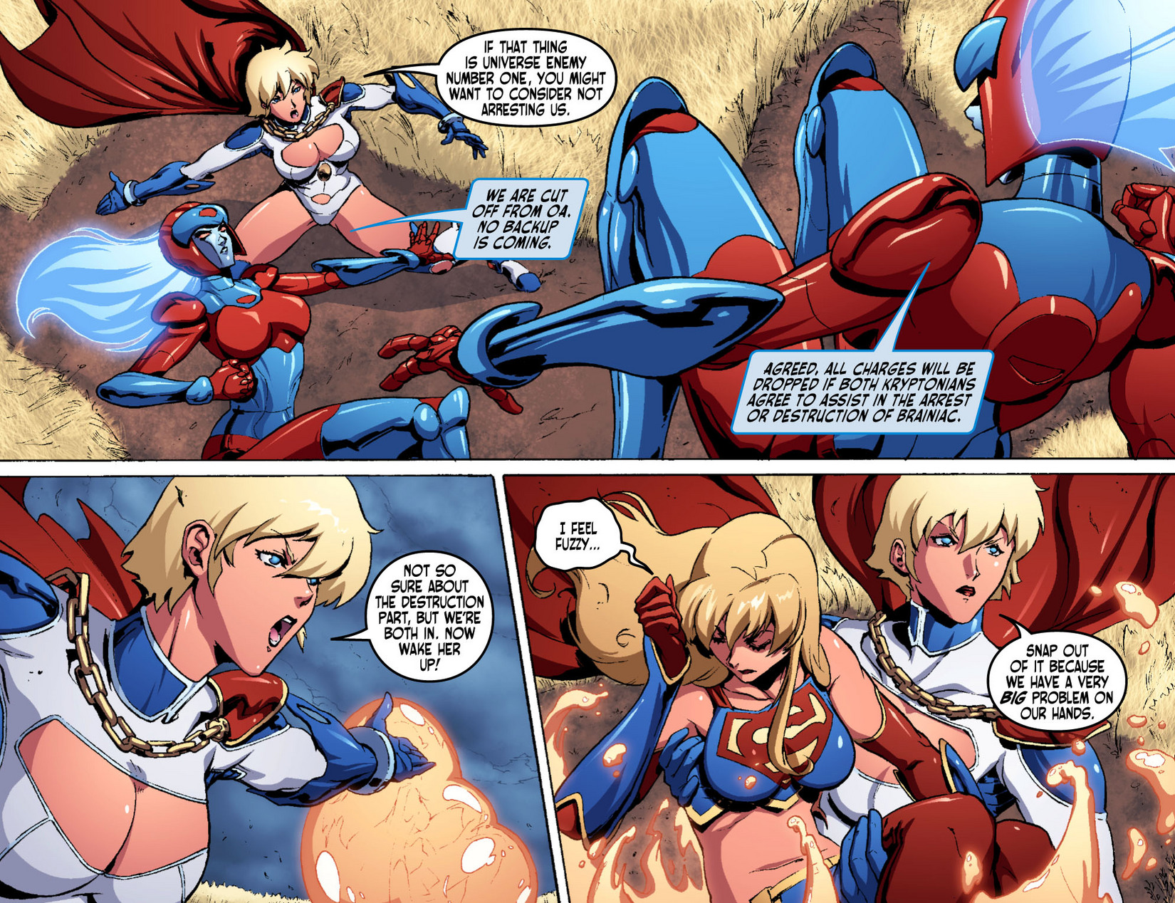 Read online Ame-Comi: Supergirl comic -  Issue #1 - 11