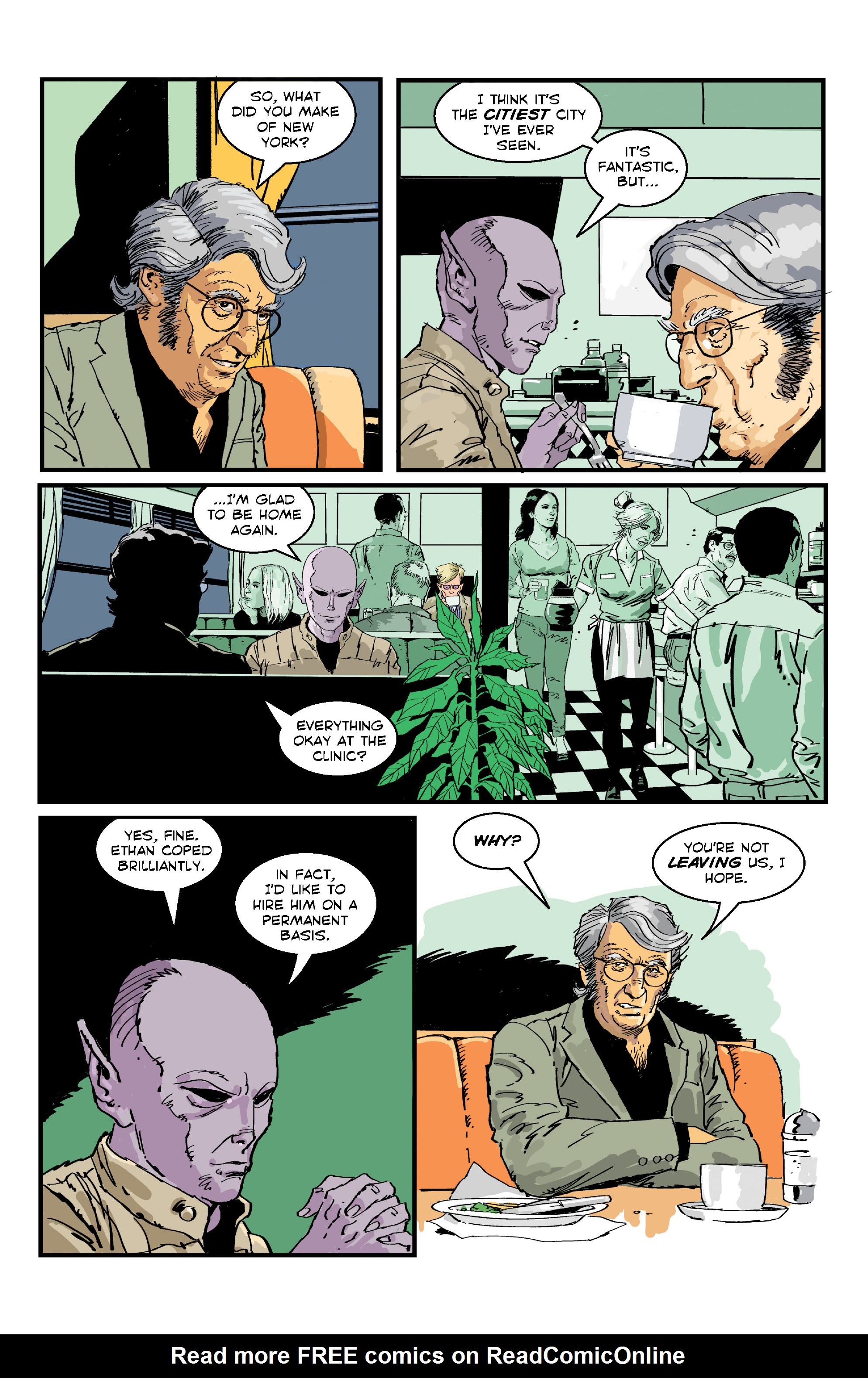 Read online Resident Alien: Your Ride's Here comic -  Issue #1 - 14