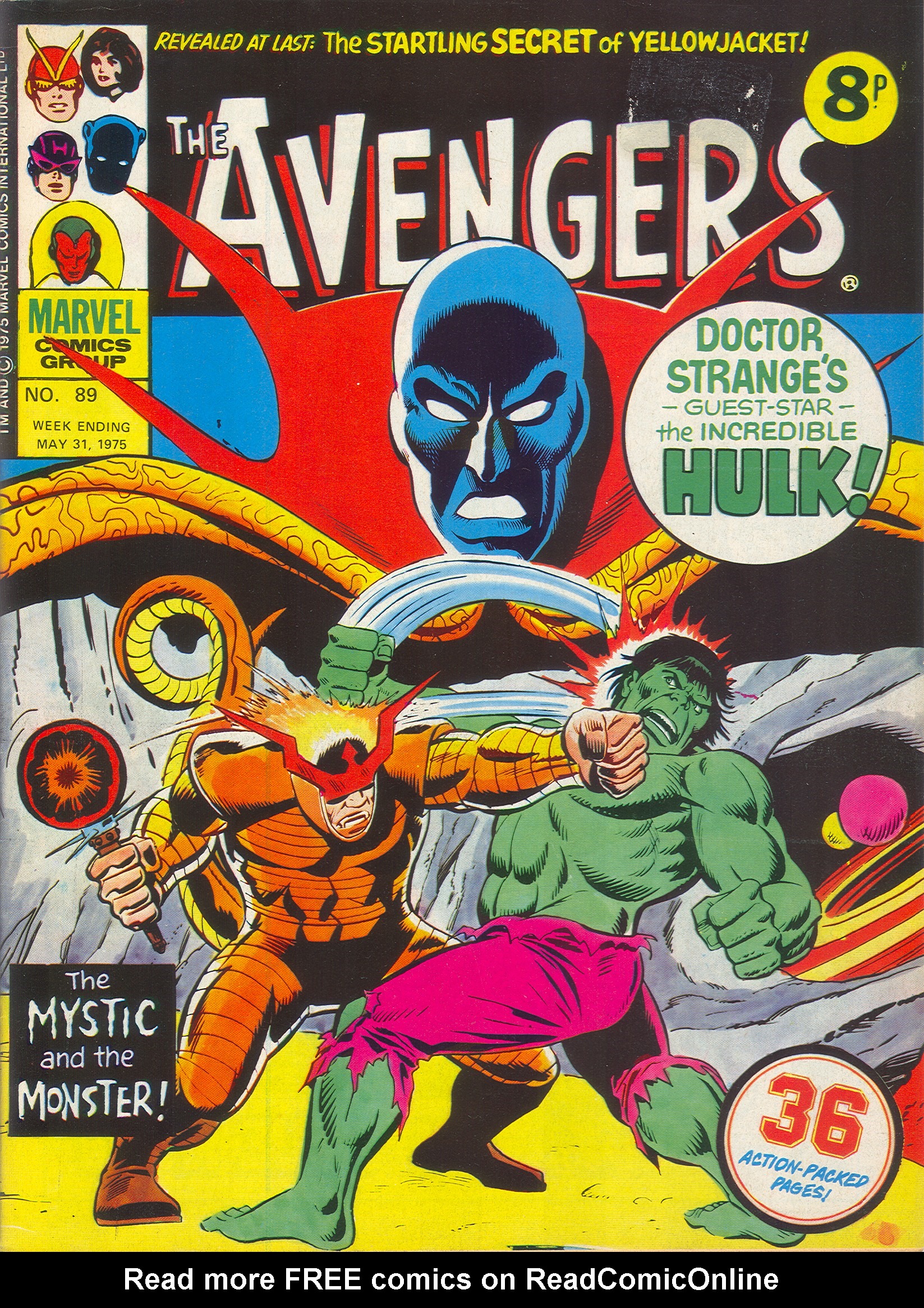 Read online The Avengers (1973) comic -  Issue #89 - 1