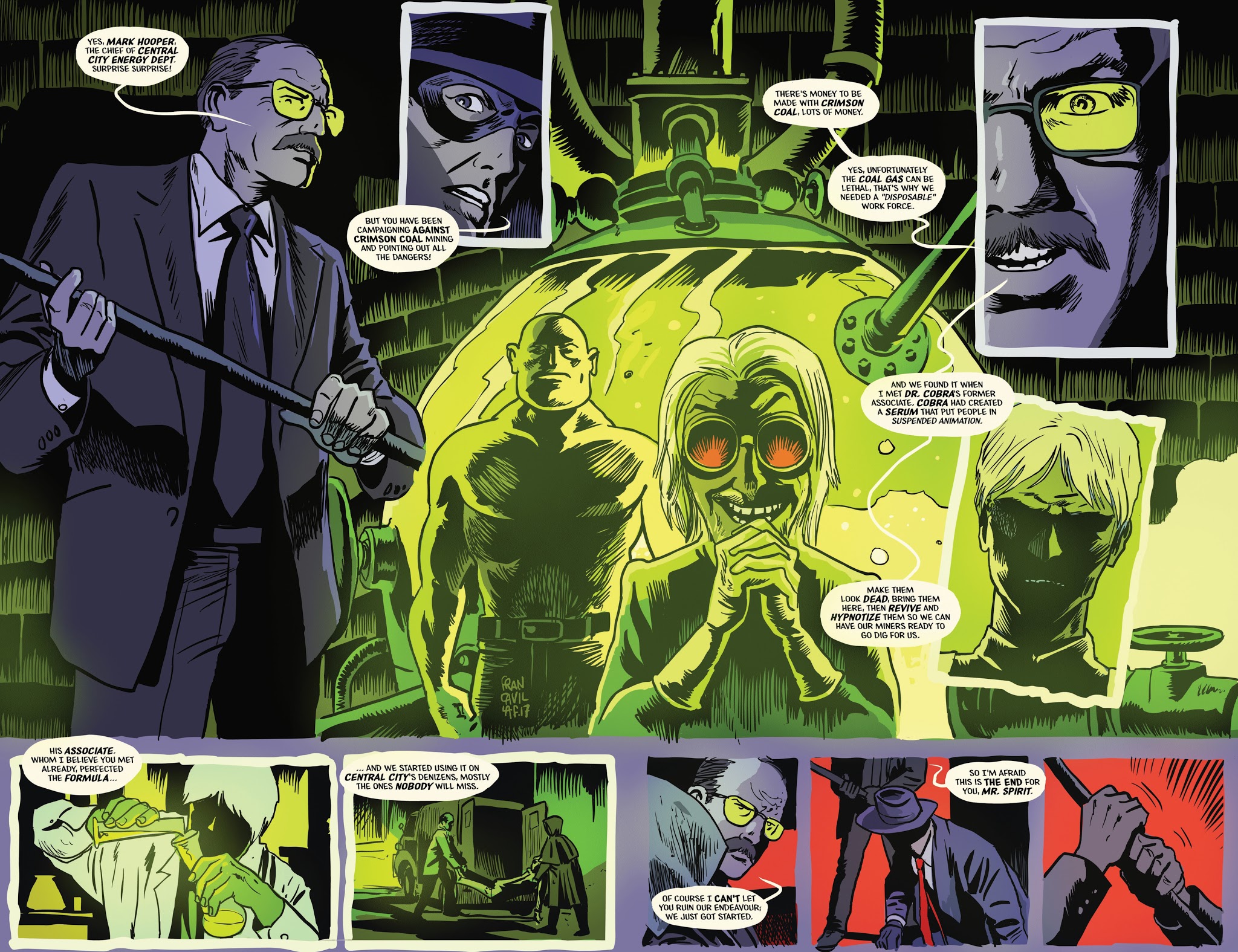 Read online Will Eisner's The Spirit: The Corpse Makers comic -  Issue #5 - 19