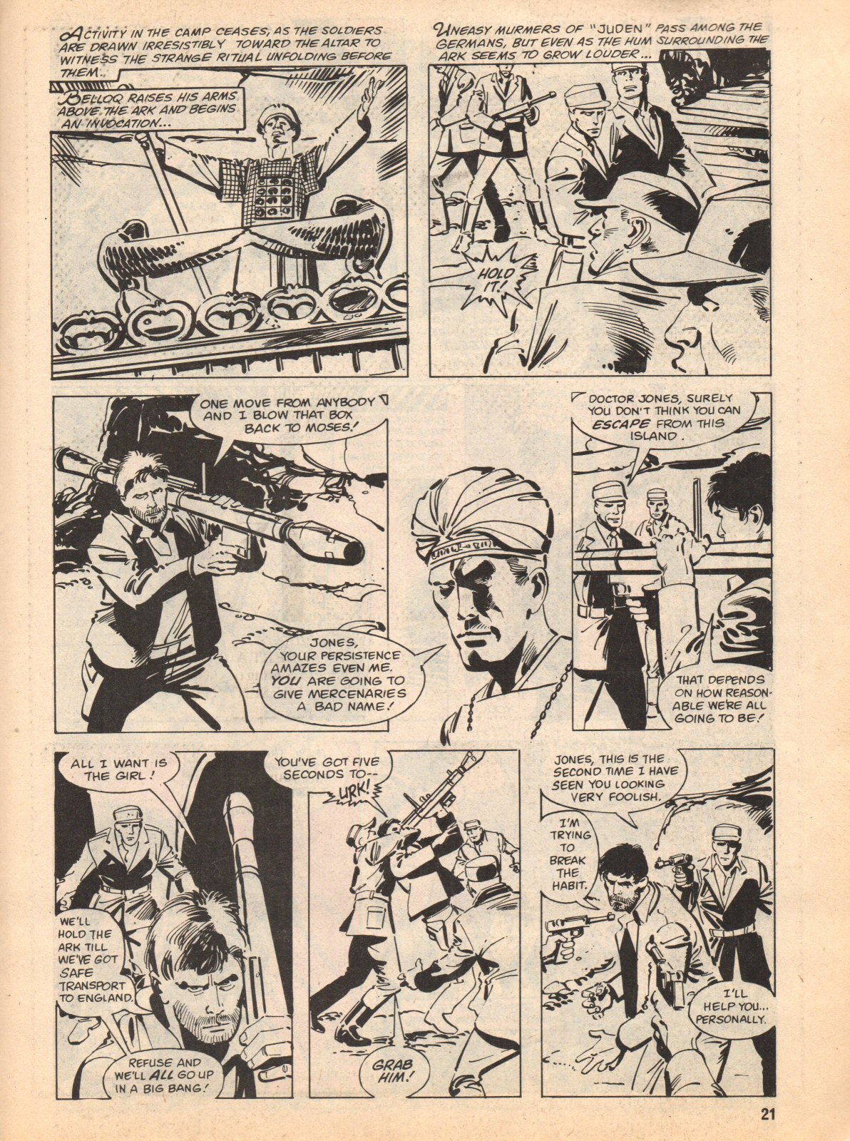 Read online Indiana Jones comic -  Issue #9 - 21