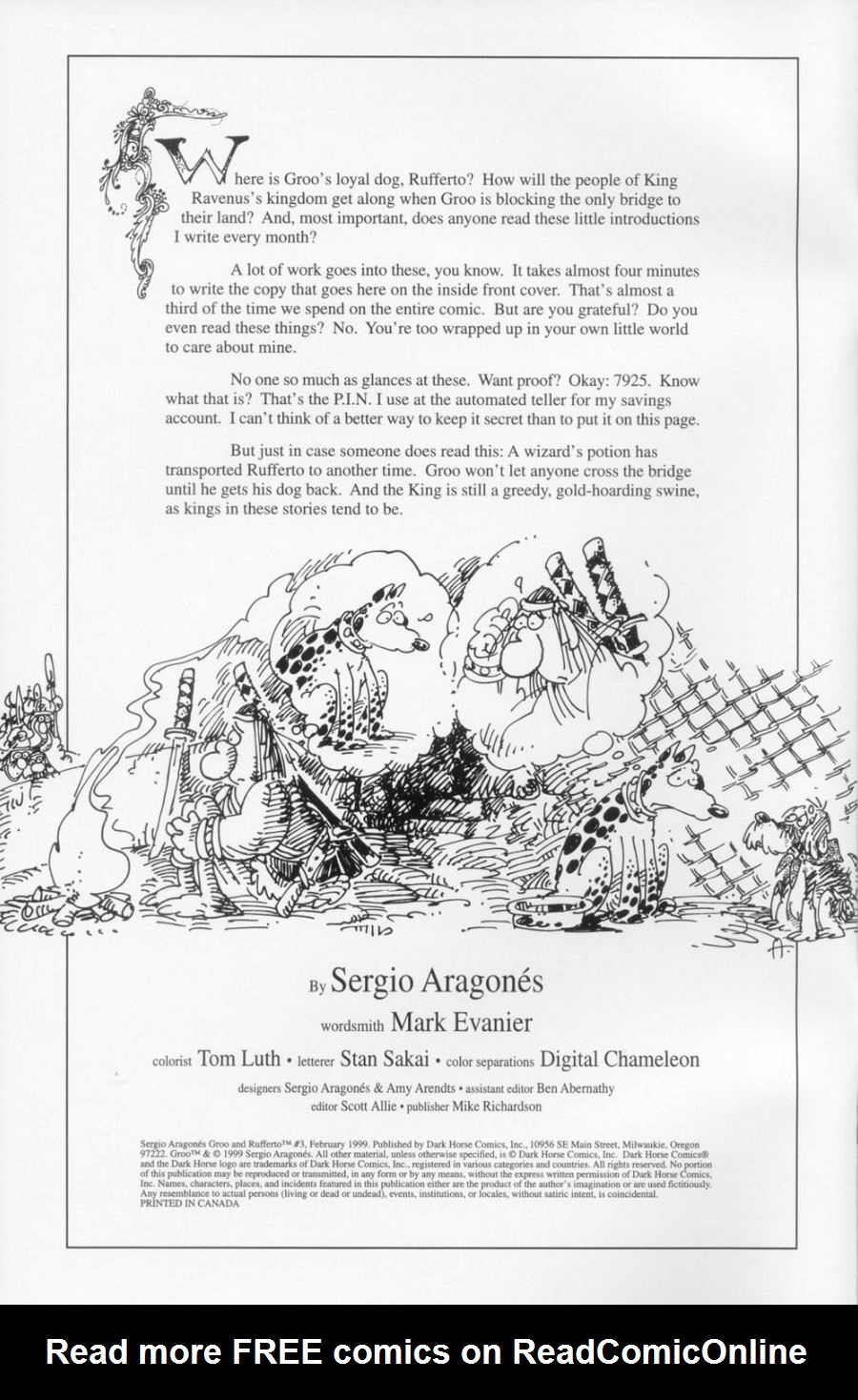 Read online Sergio Aragonés' Groo And Rufferto comic -  Issue #3 - 2