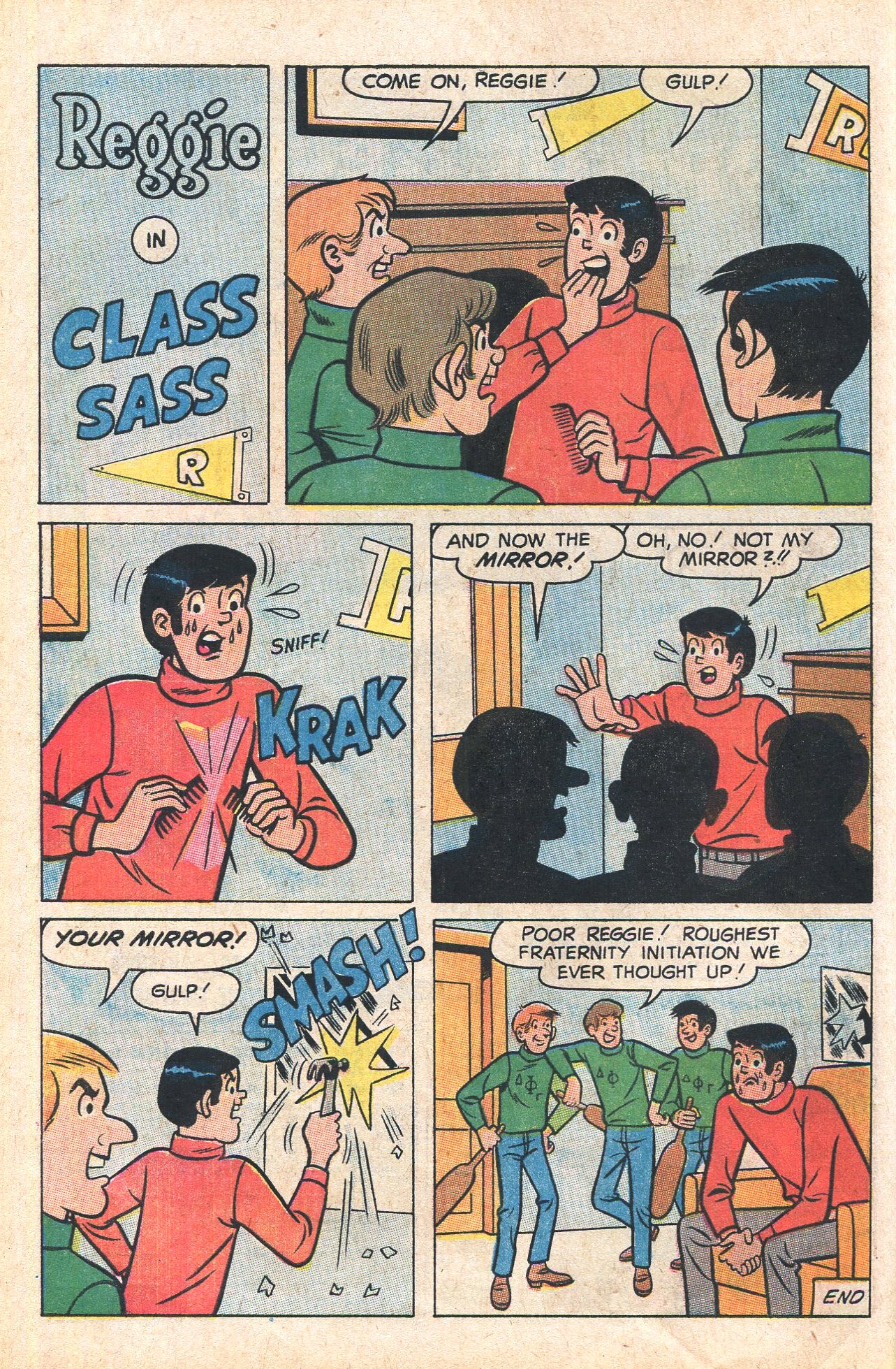 Read online Reggie's Wise Guy Jokes comic -  Issue #7 - 56