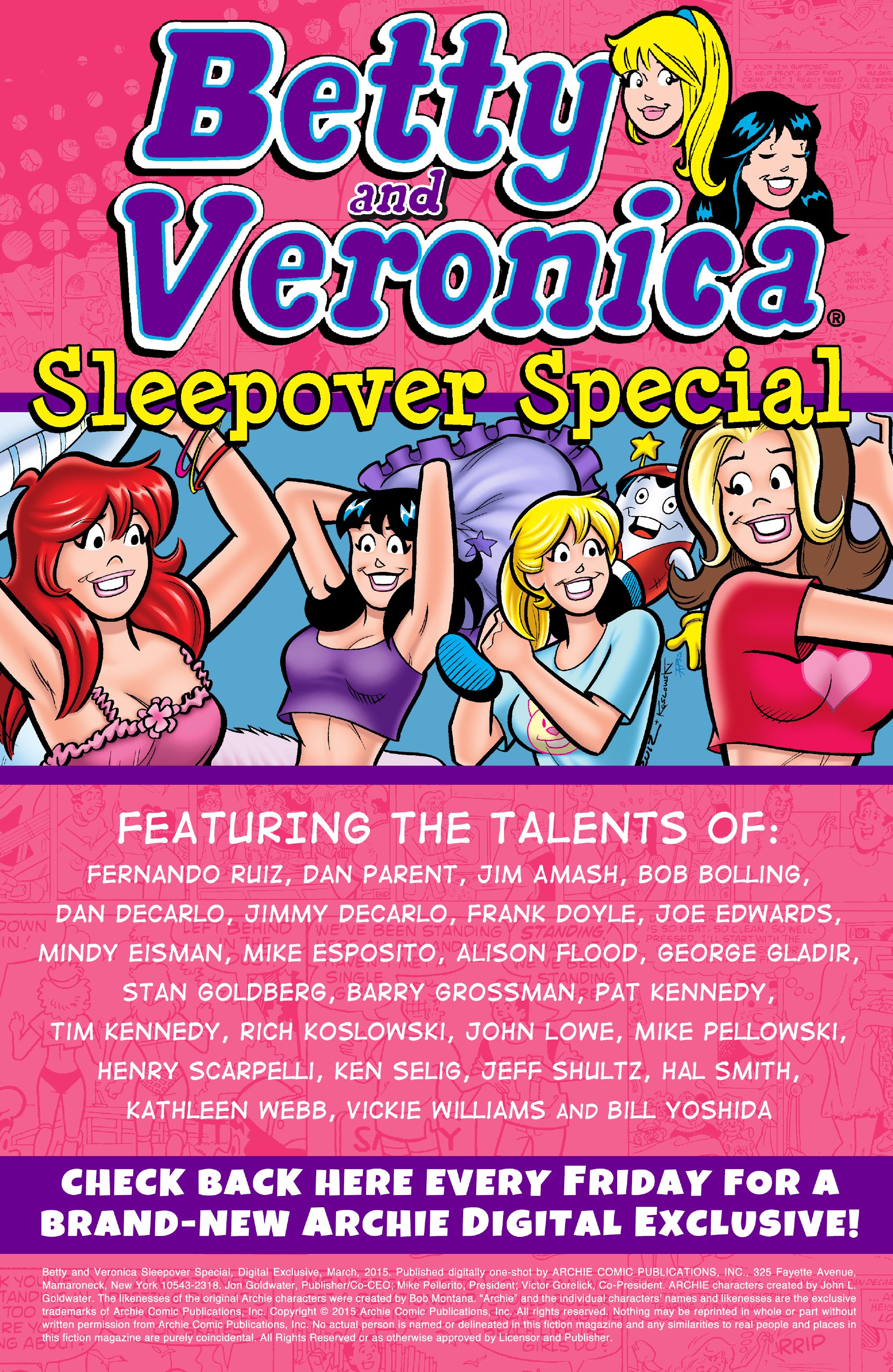 Read online Betty and Veronica: Sleepover Special comic -  Issue # TPB - 2