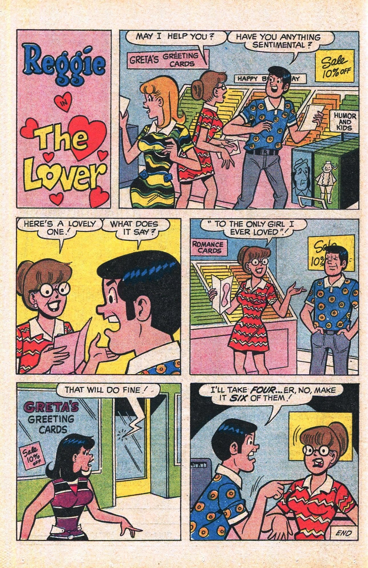 Read online Reggie's Wise Guy Jokes comic -  Issue #9 - 50