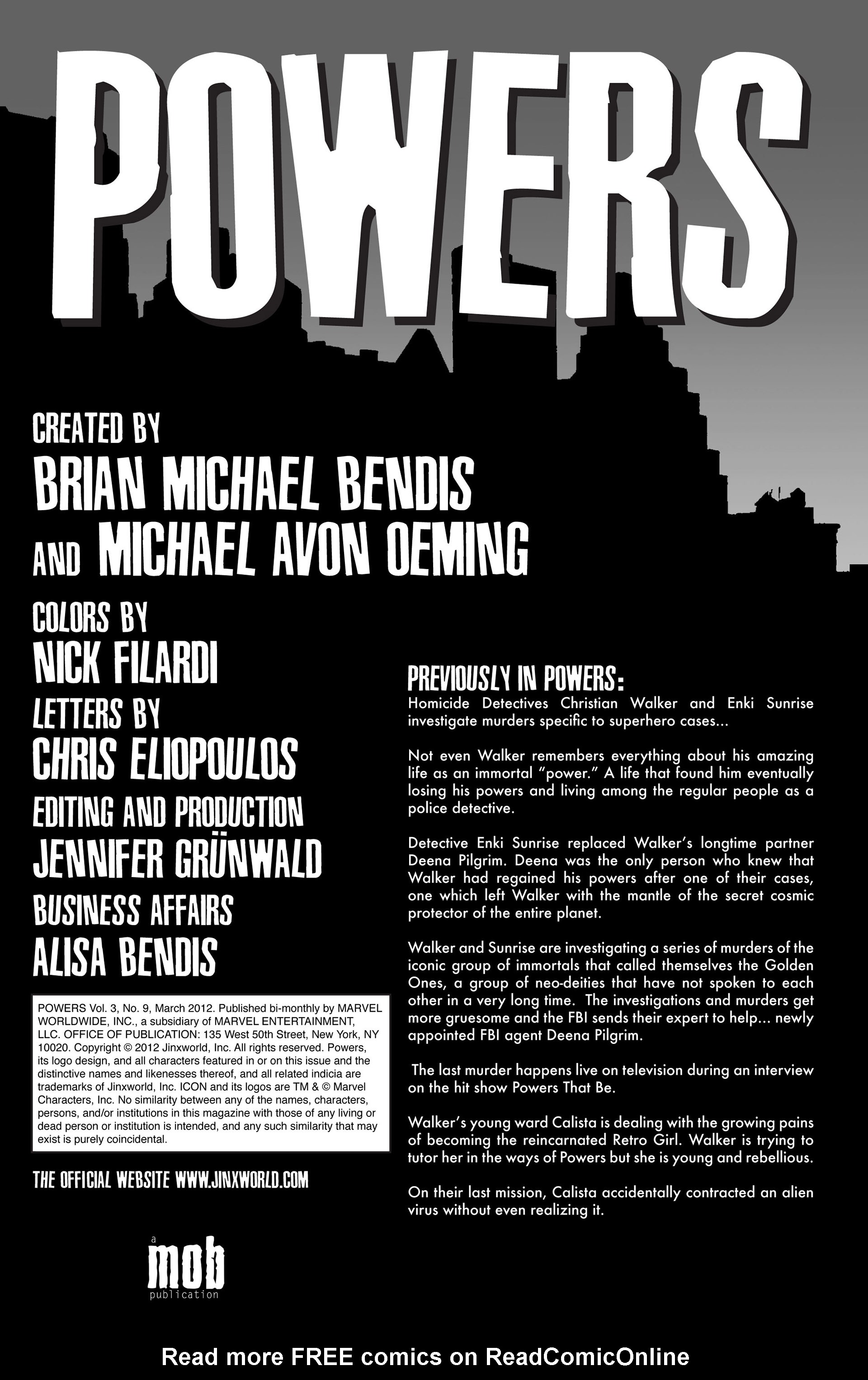 Read online Powers (2009) comic -  Issue #9 - 2