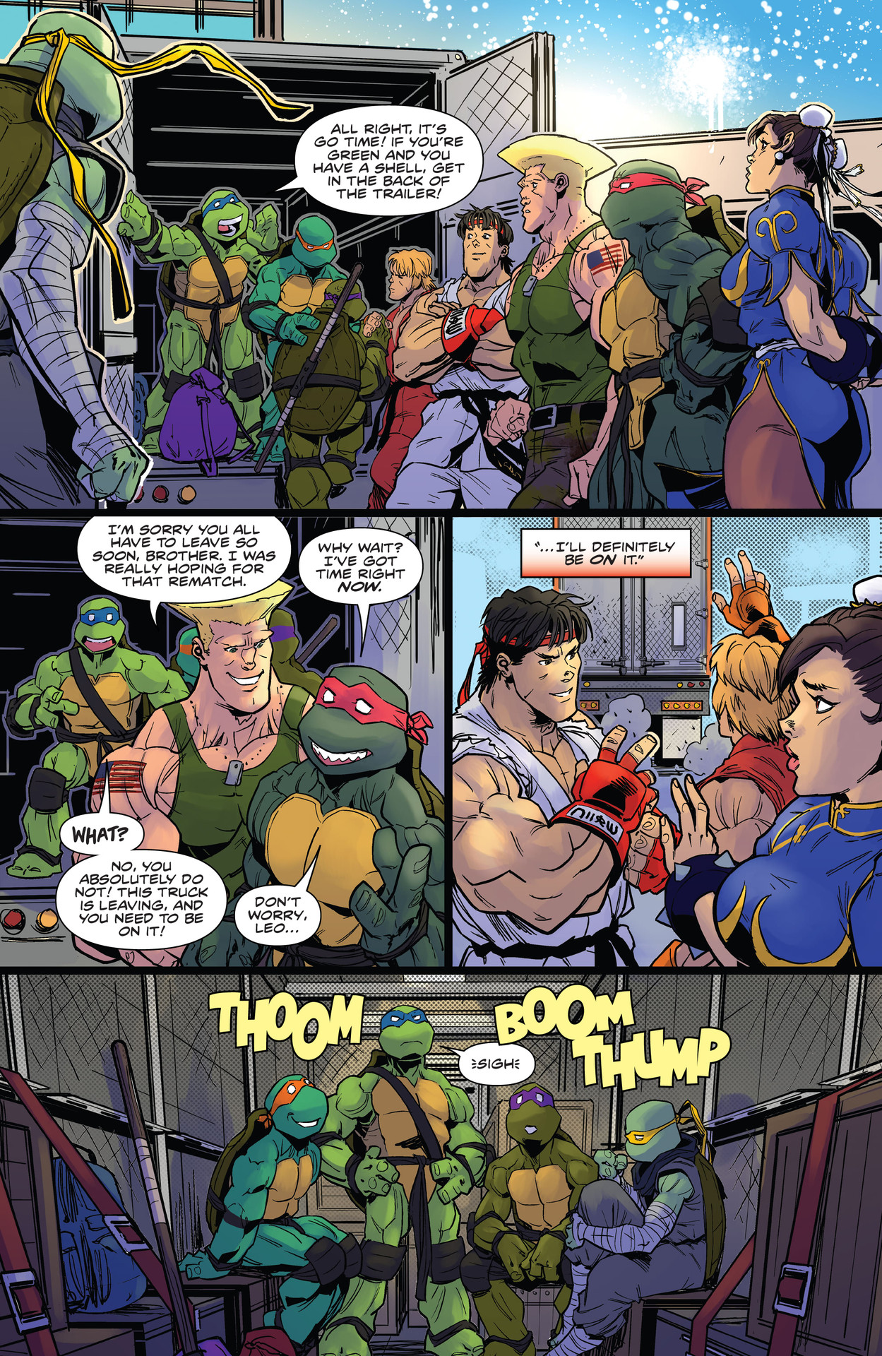 Read online Teenage Mutant Ninja Turtles vs. Street Fighter comic -  Issue #5 - 21