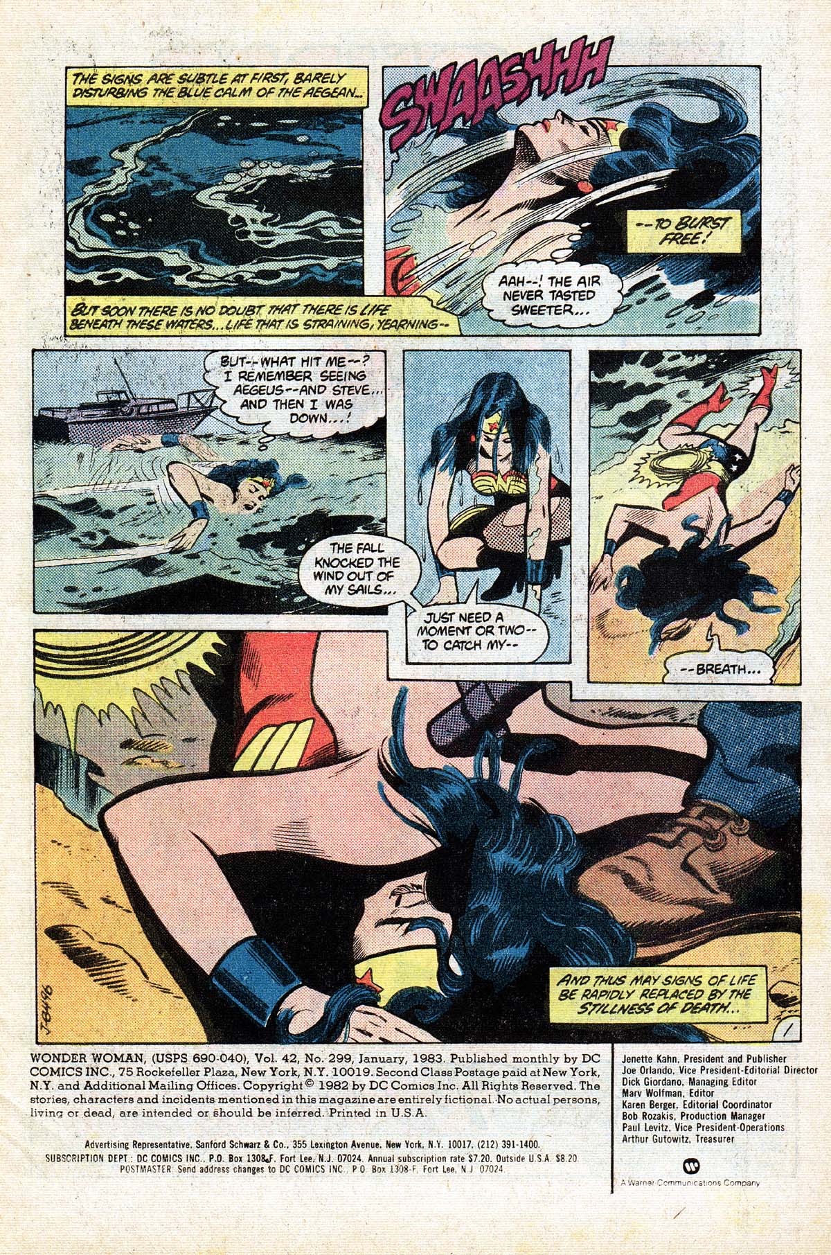 Read online Wonder Woman (1942) comic -  Issue #299 - 2