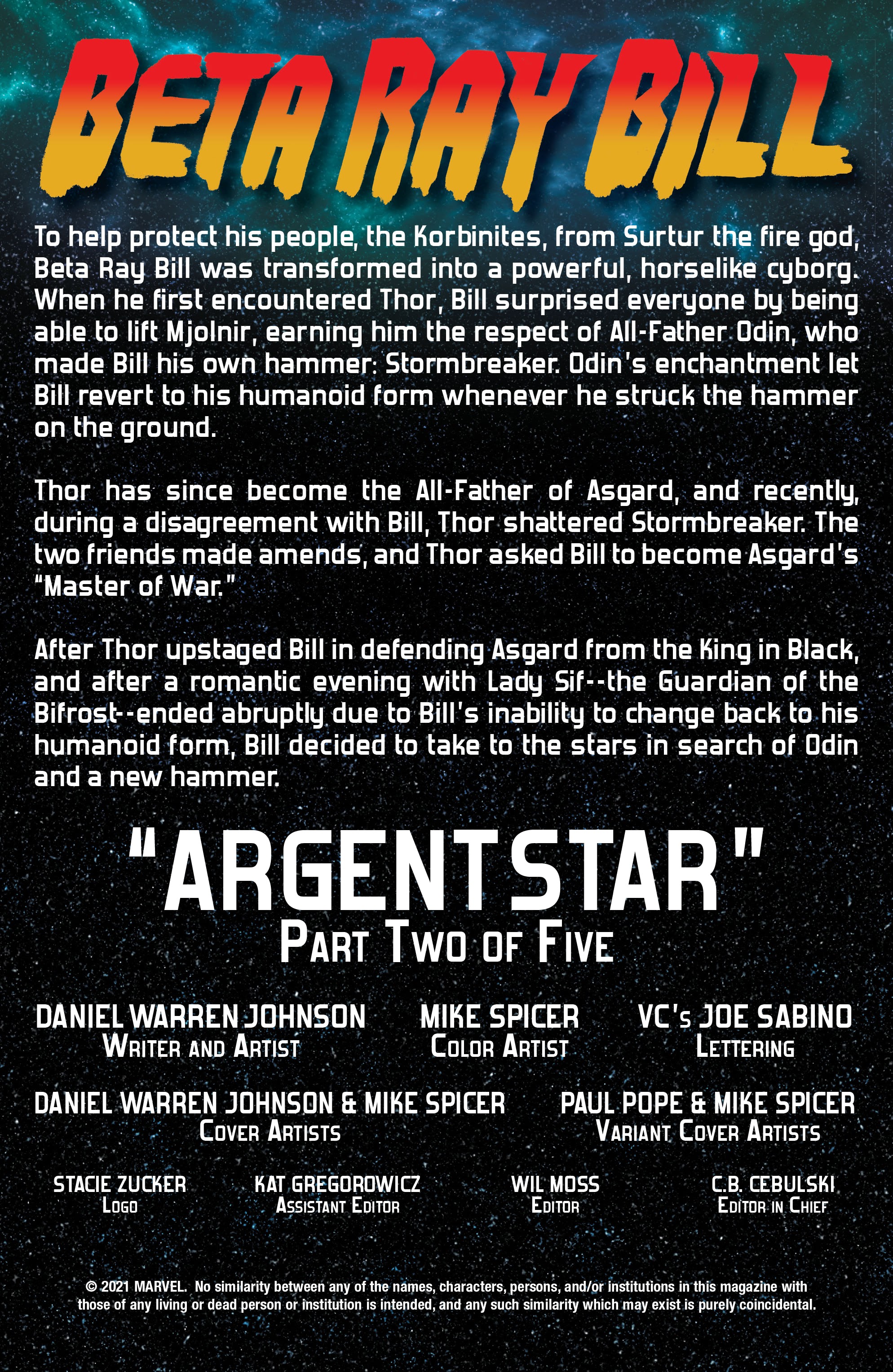 Read online Beta Ray Bill comic -  Issue #2 - 2