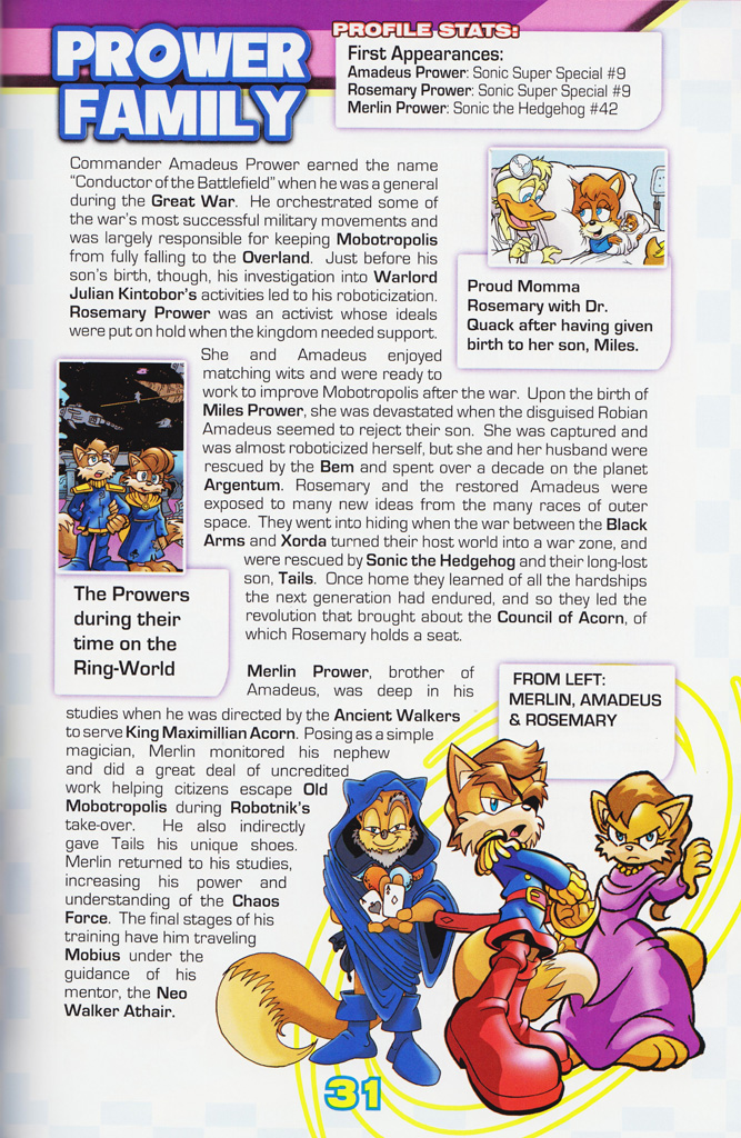Read online Sonic the Hedgehog: The Complete Sonic Comic Encyclopedia comic -  Issue # TPB - 33