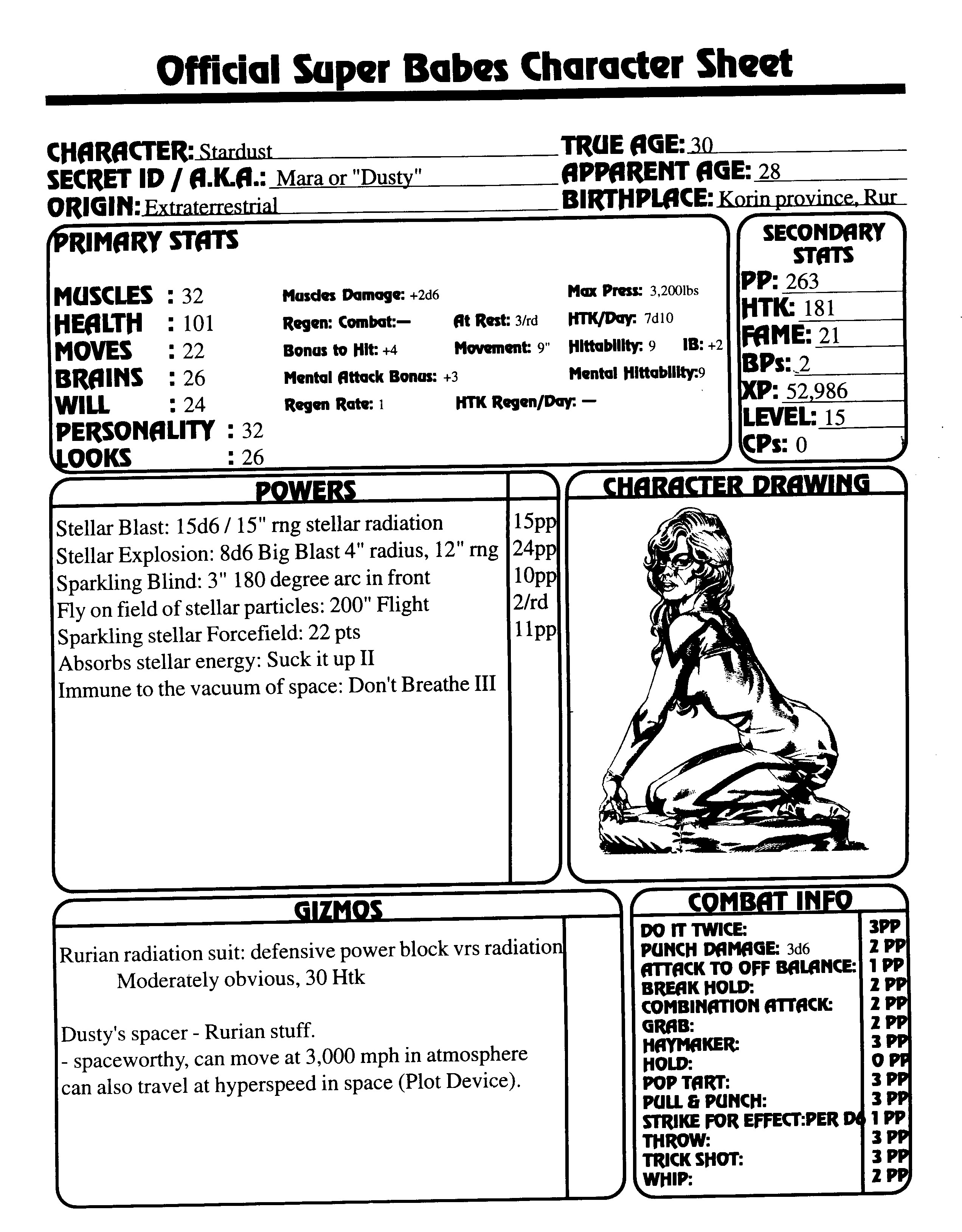 Read online Superbabes: The Femforce Role-Playing Game comic -  Issue # TPB - 143