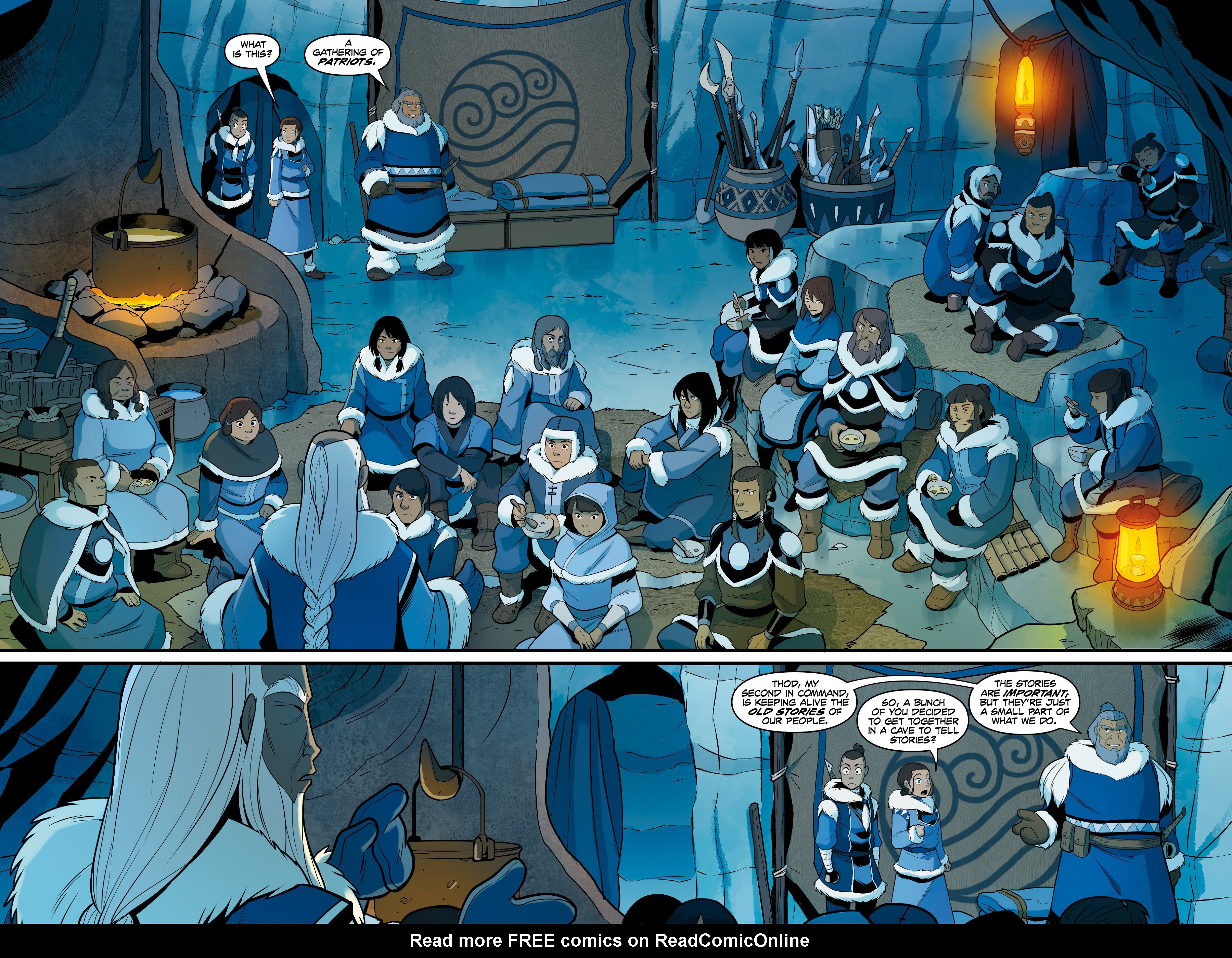 Read online Nickelodeon Avatar: The Last Airbender - North and South comic -  Issue #1 - 56