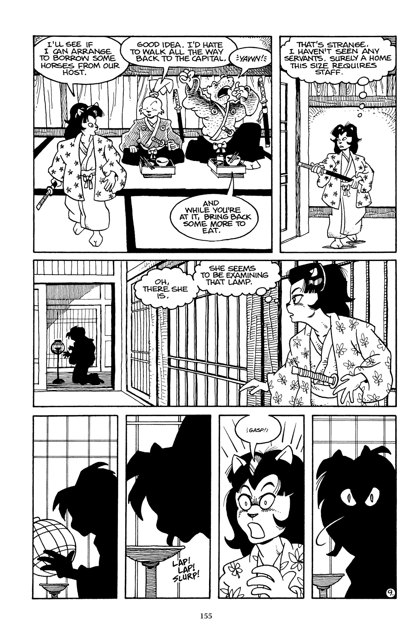 Read online The Usagi Yojimbo Saga comic -  Issue # TPB 2 - 155