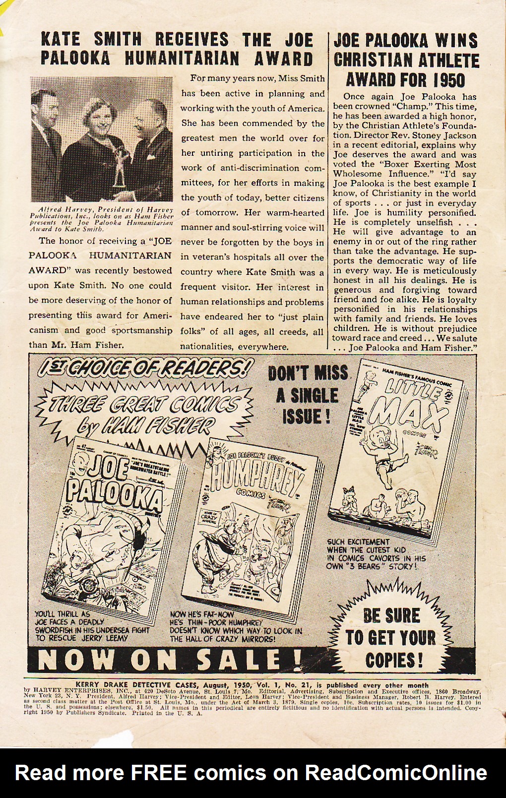 Read online Kerry Drake Detective Cases comic -  Issue #21 - 2