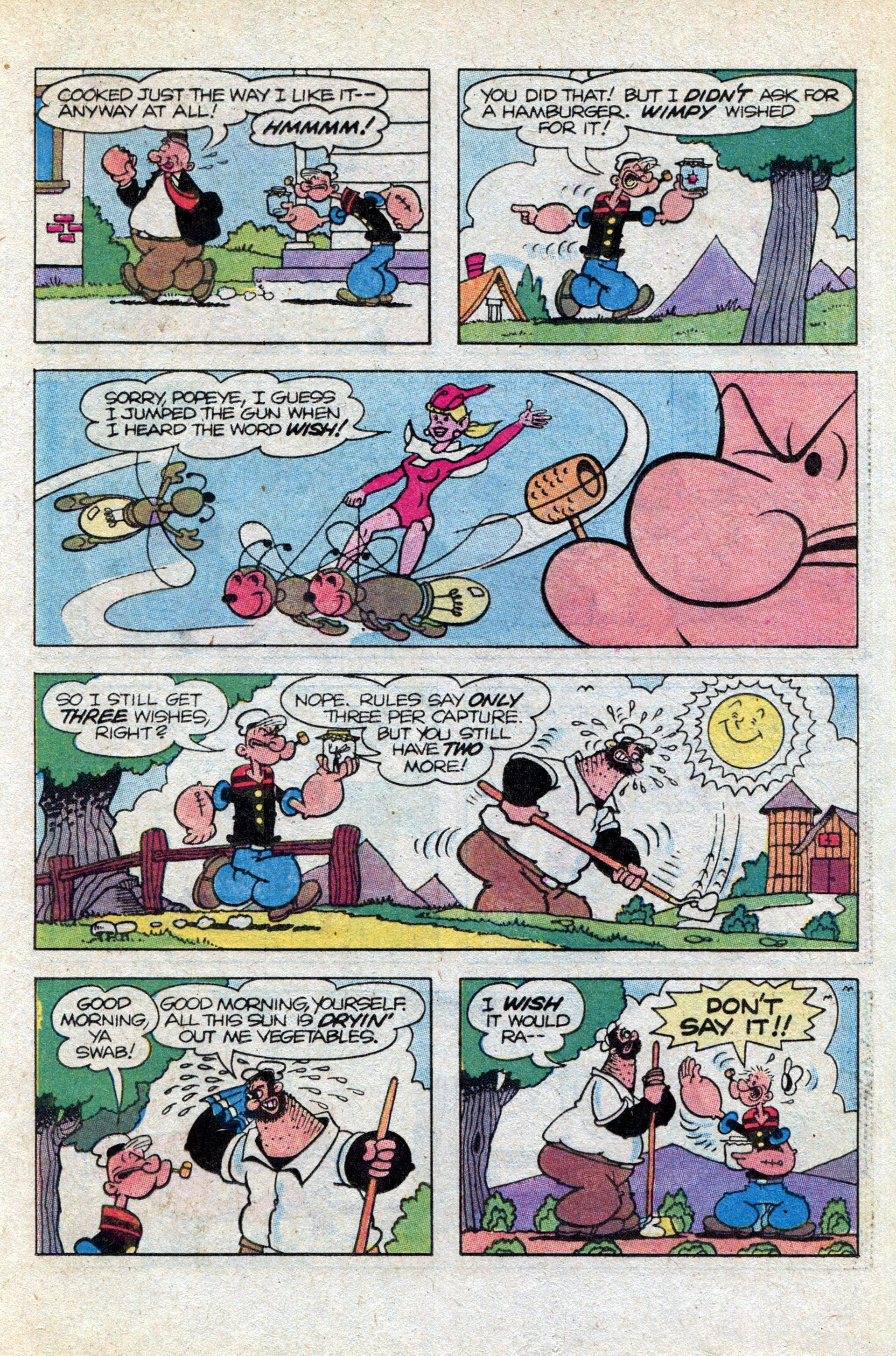 Read online Popeye (1948) comic -  Issue #167 - 21