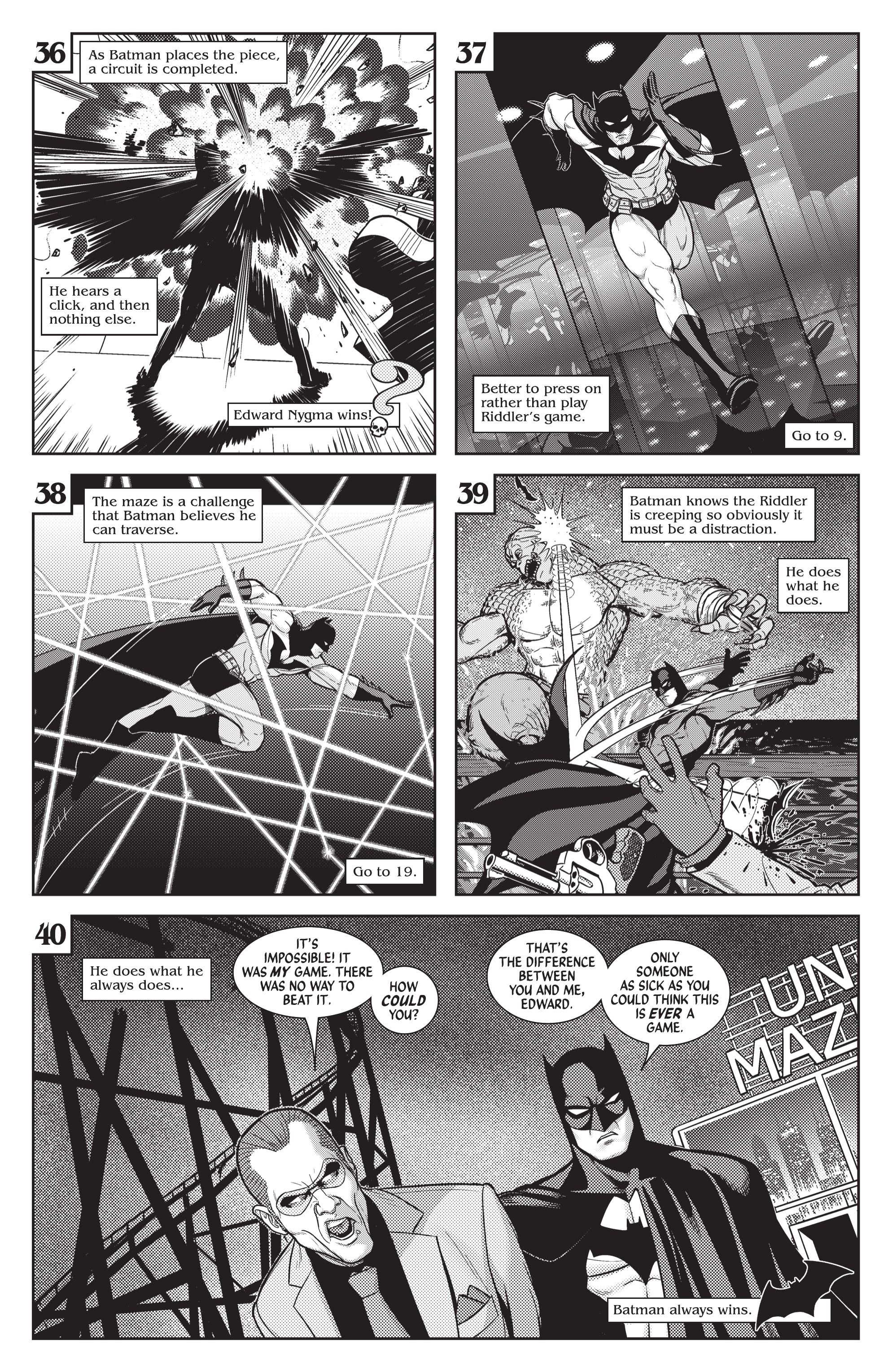 Read online Batman Black & White comic -  Issue #5 - 40